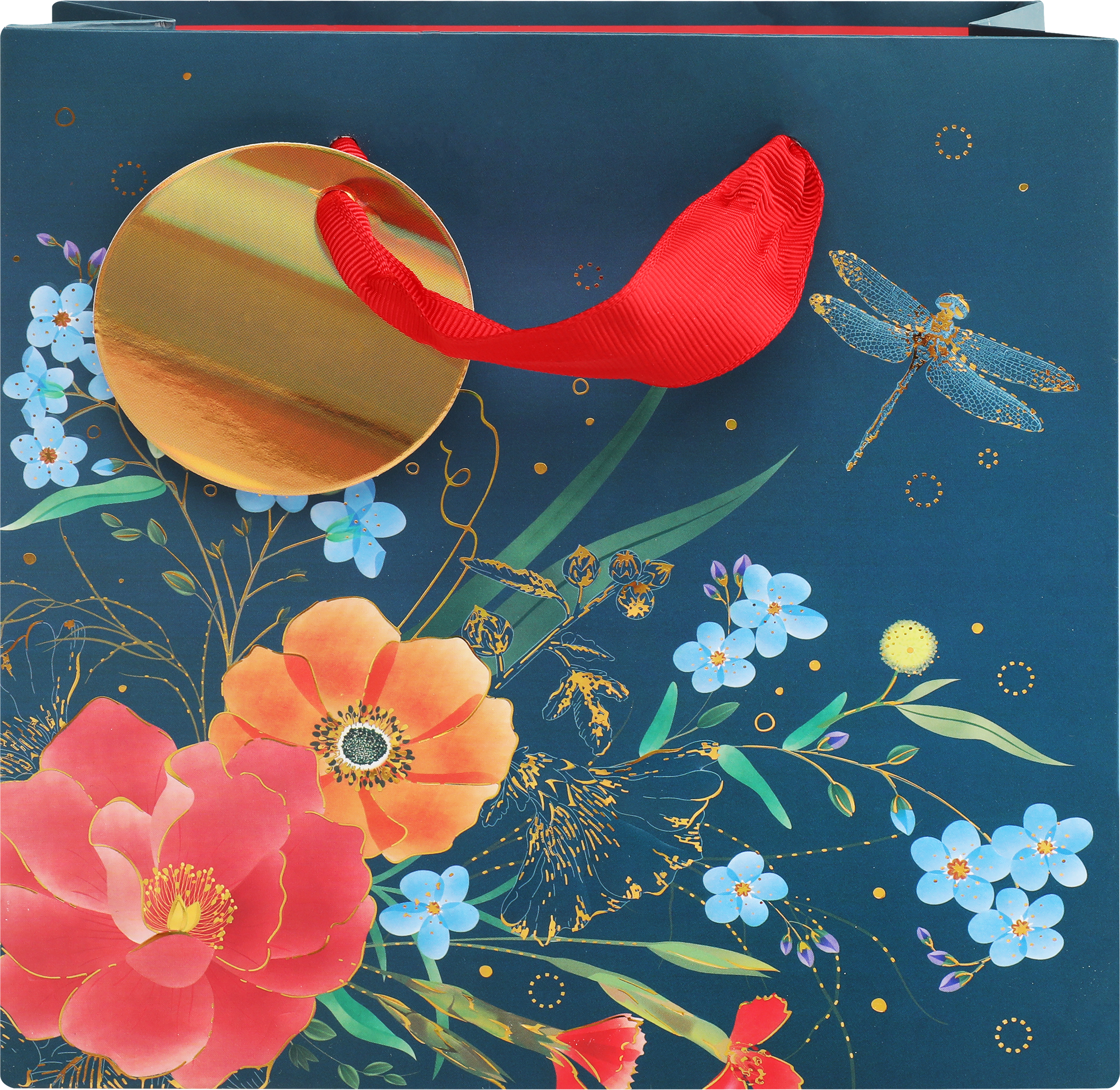 Изображение товара Подарочный пакет АРТ ДИЗАЙН Турновски 18х18см бумага фольга лента