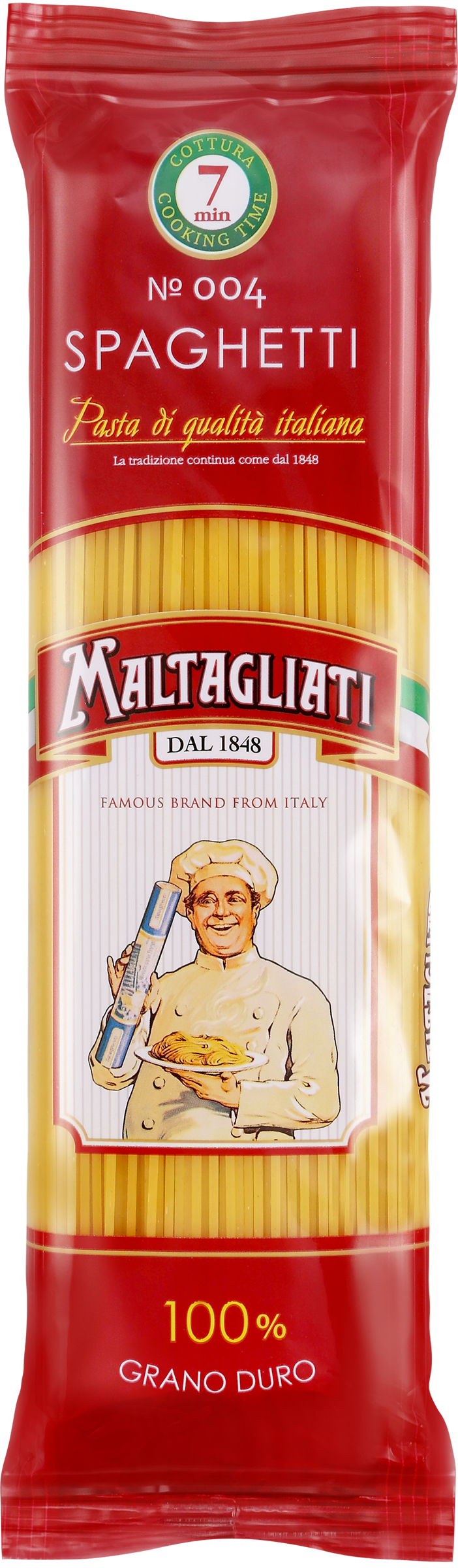 Изображение товара Макароны MALTAGLIATI Spaghetti № 004, 450г