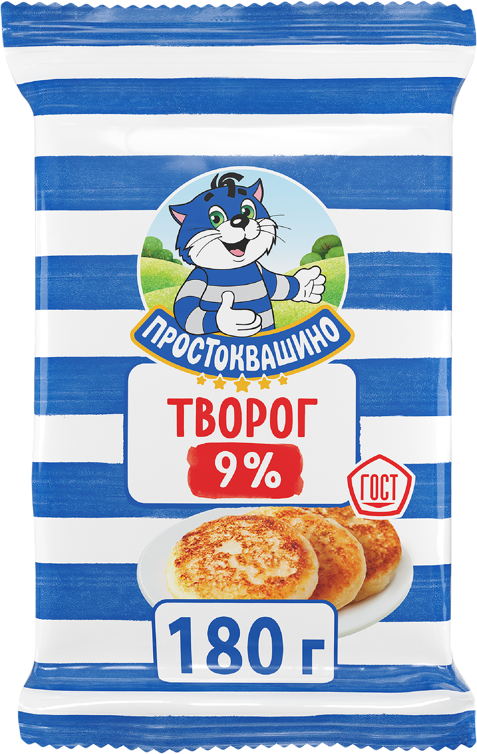 Изображение товара Творог ПРОСТОКВАШИНО Традиционный 9%, без змж, 180г