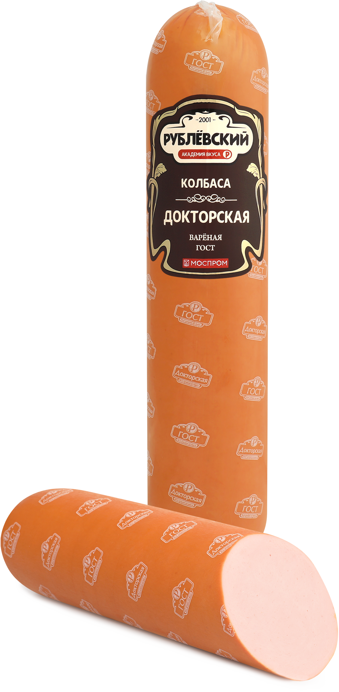 Изображение товара Колбаса вареная РУБЛЁВСКИЙ Докторская категория А 0.5 кг