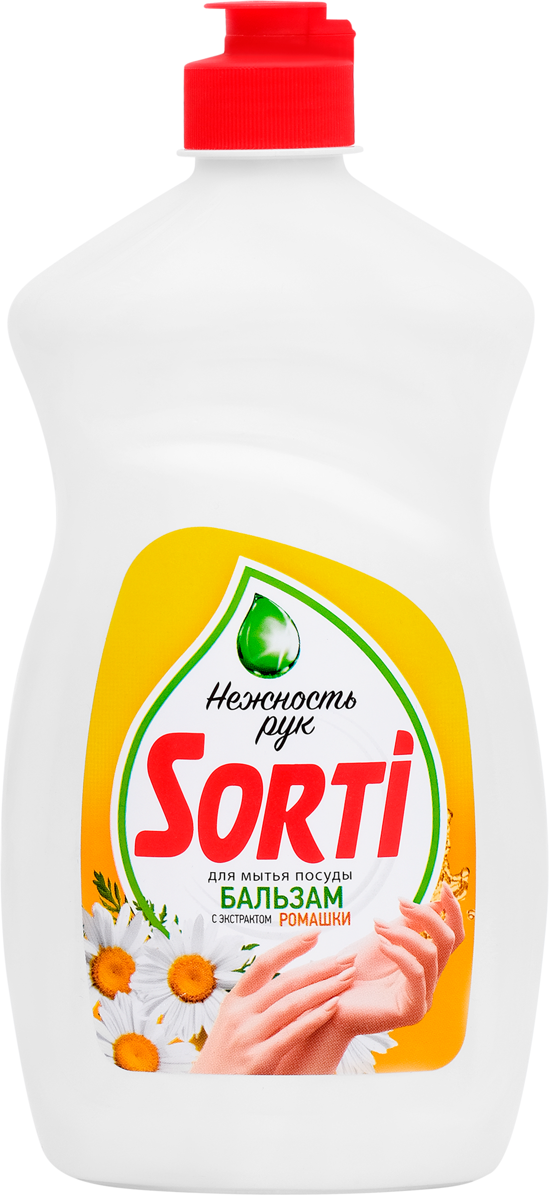 Изображение товара Средство для мытья посуды SORTI Бальзам с экстрактом ромашки для мягкой и эффективной очистки