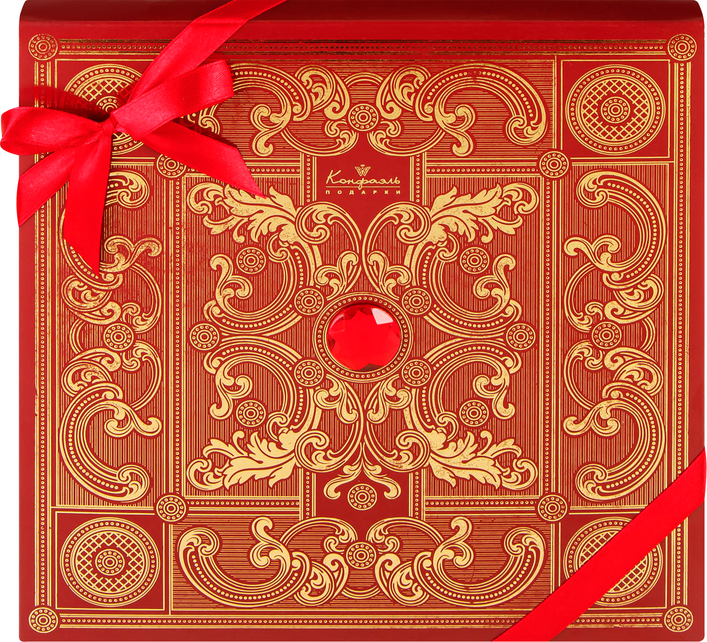 Изображение товара Набор конфет КОНФАЭЛЬ Подарочный Ассорти бордо/ваниль, 245г