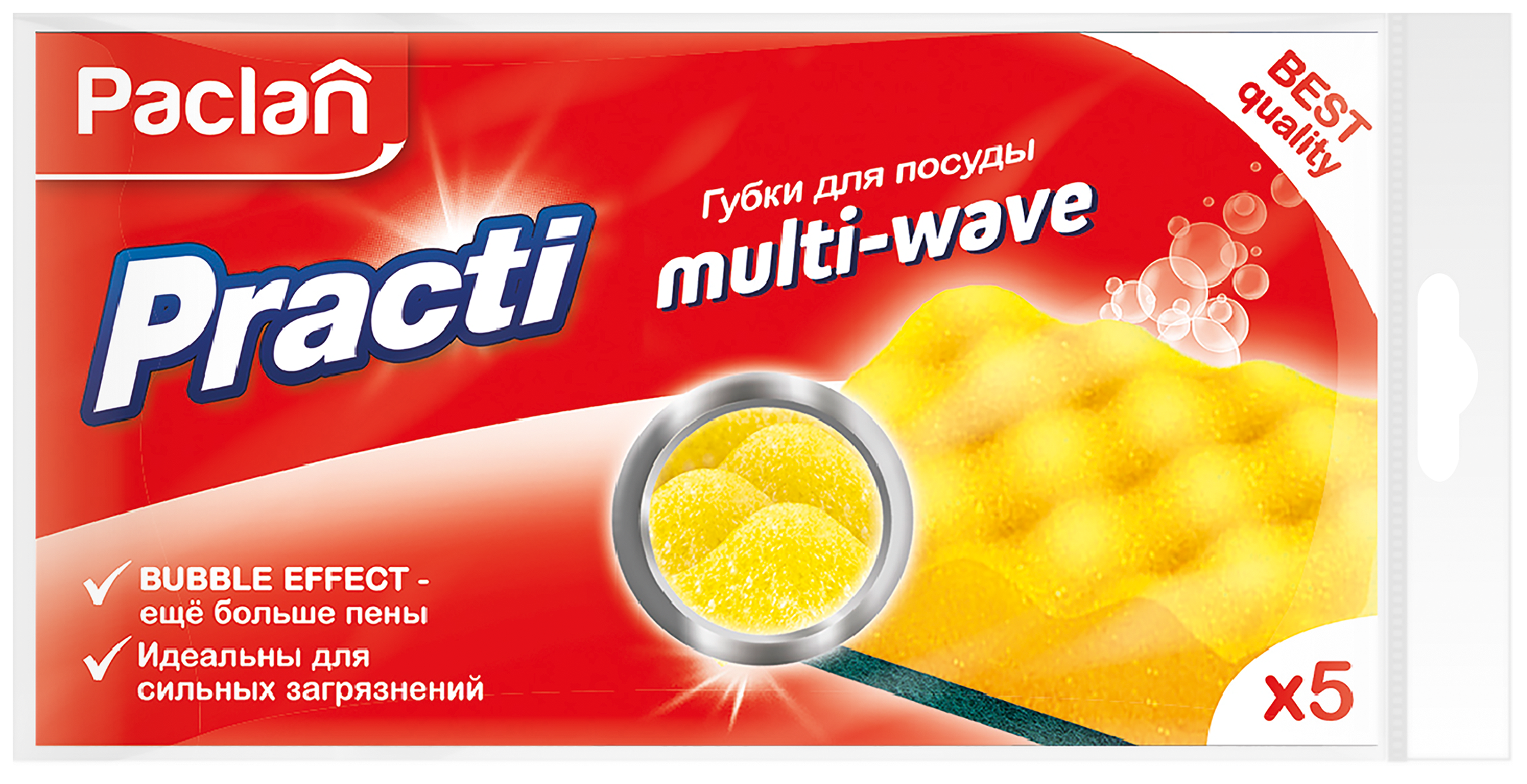 Изображение товара Губка для посуды PACLAN Practi Multi-Wave Арт. 409153
