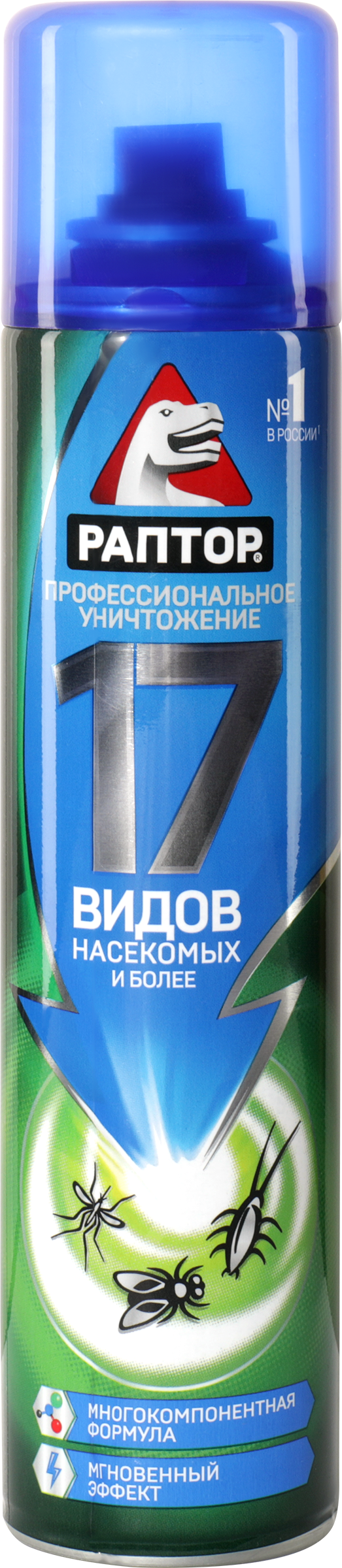 Изображение товара Средство-аэрозоль от всех насекомых РАПТОР универсальное, 275мл