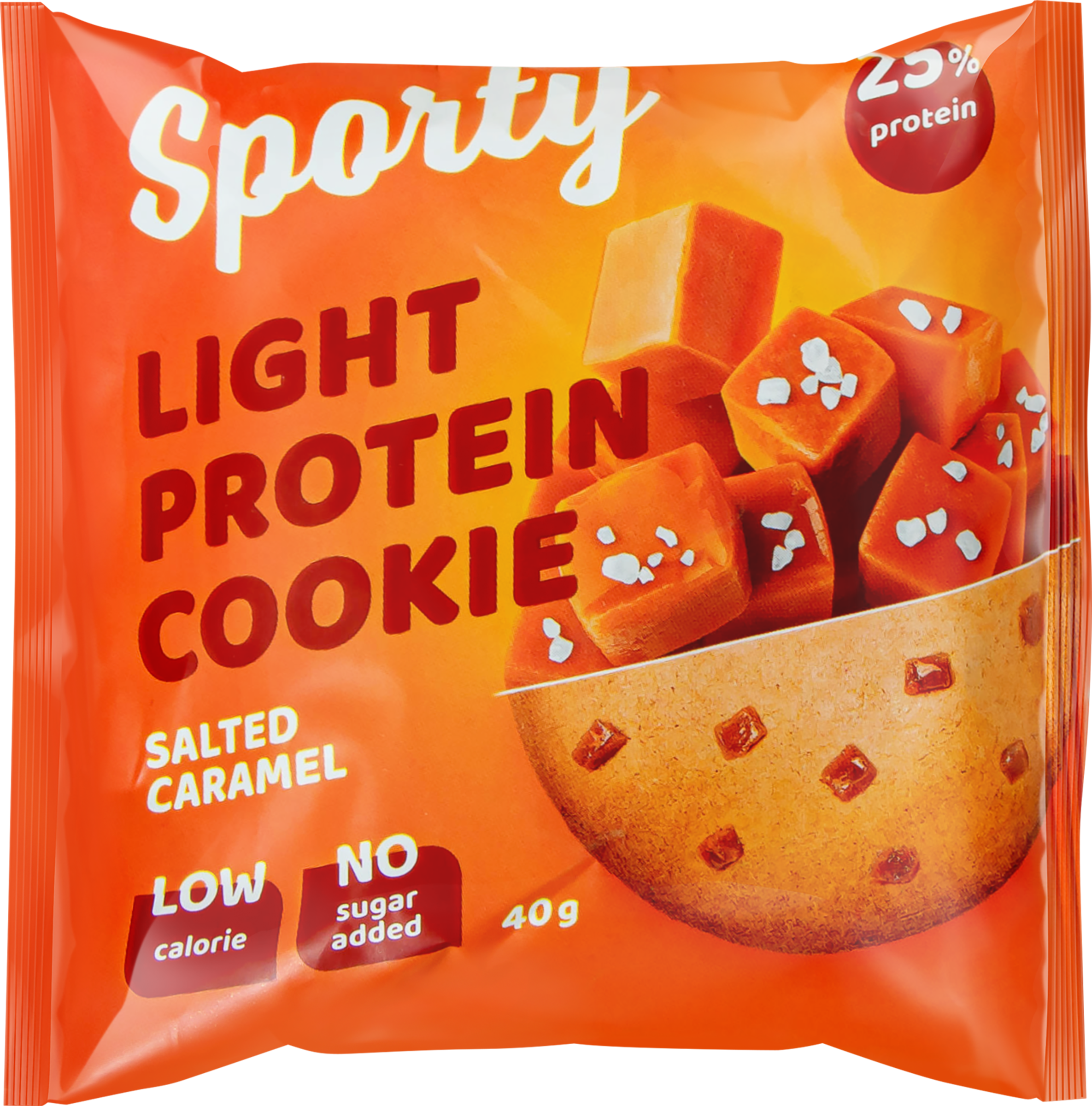 Изображение товара Протеиновое печенье SPORTY Protein Light Соленая карамель 40г