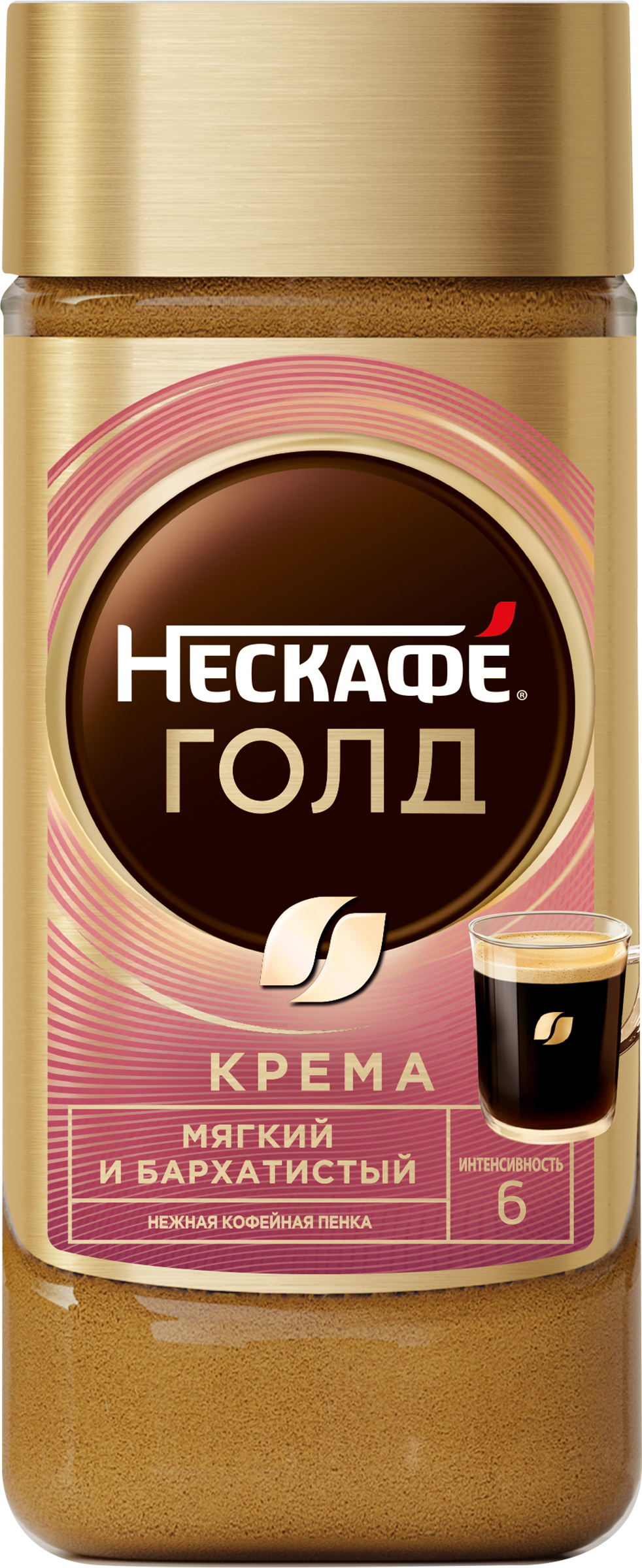 Изображение товара Кофе растворимый Нескафе Голд Крема натуральный, 170г