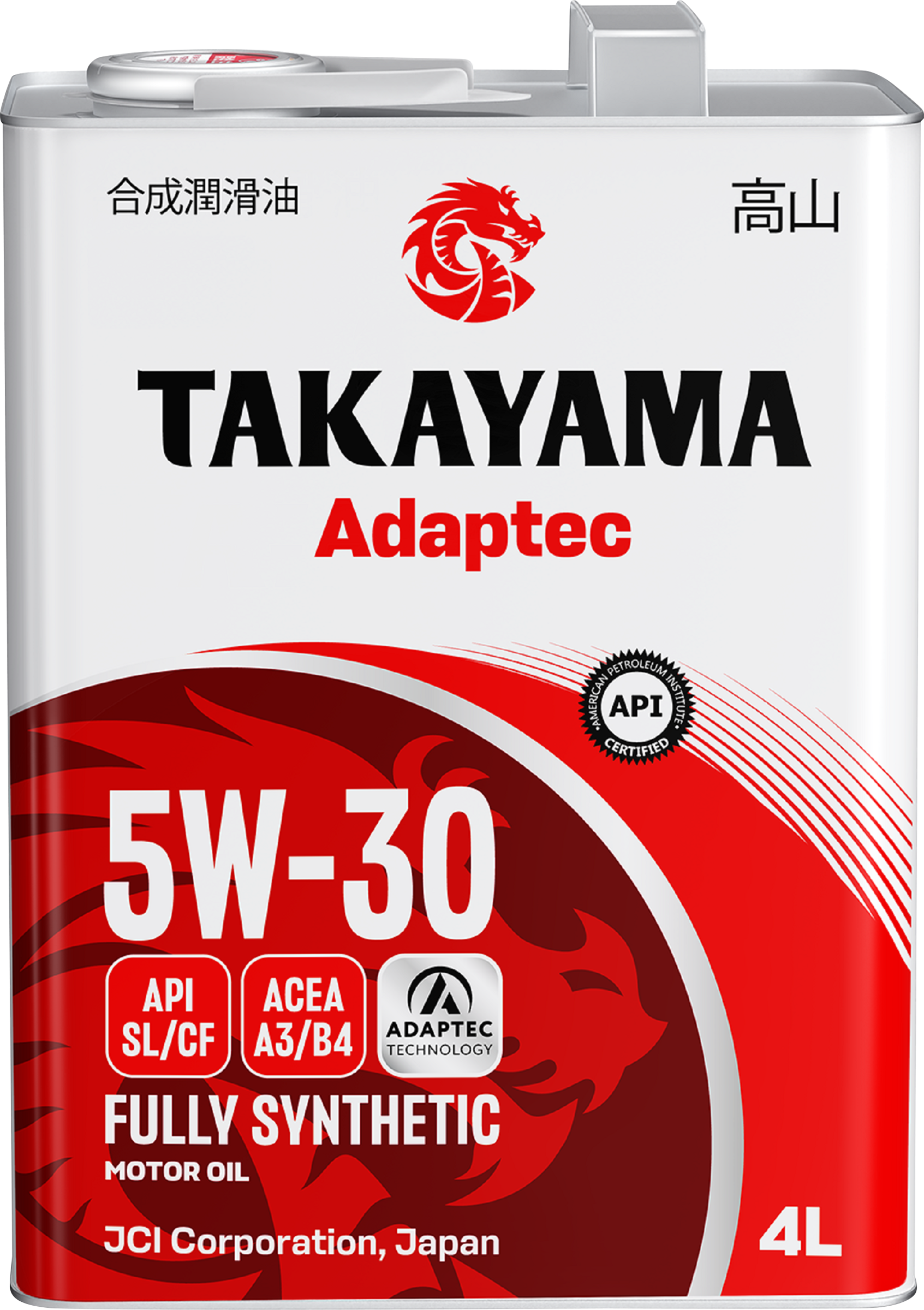 Изображение товара Масло моторное TAKAYAMA синтетическое SAE 5W-30, 4л
