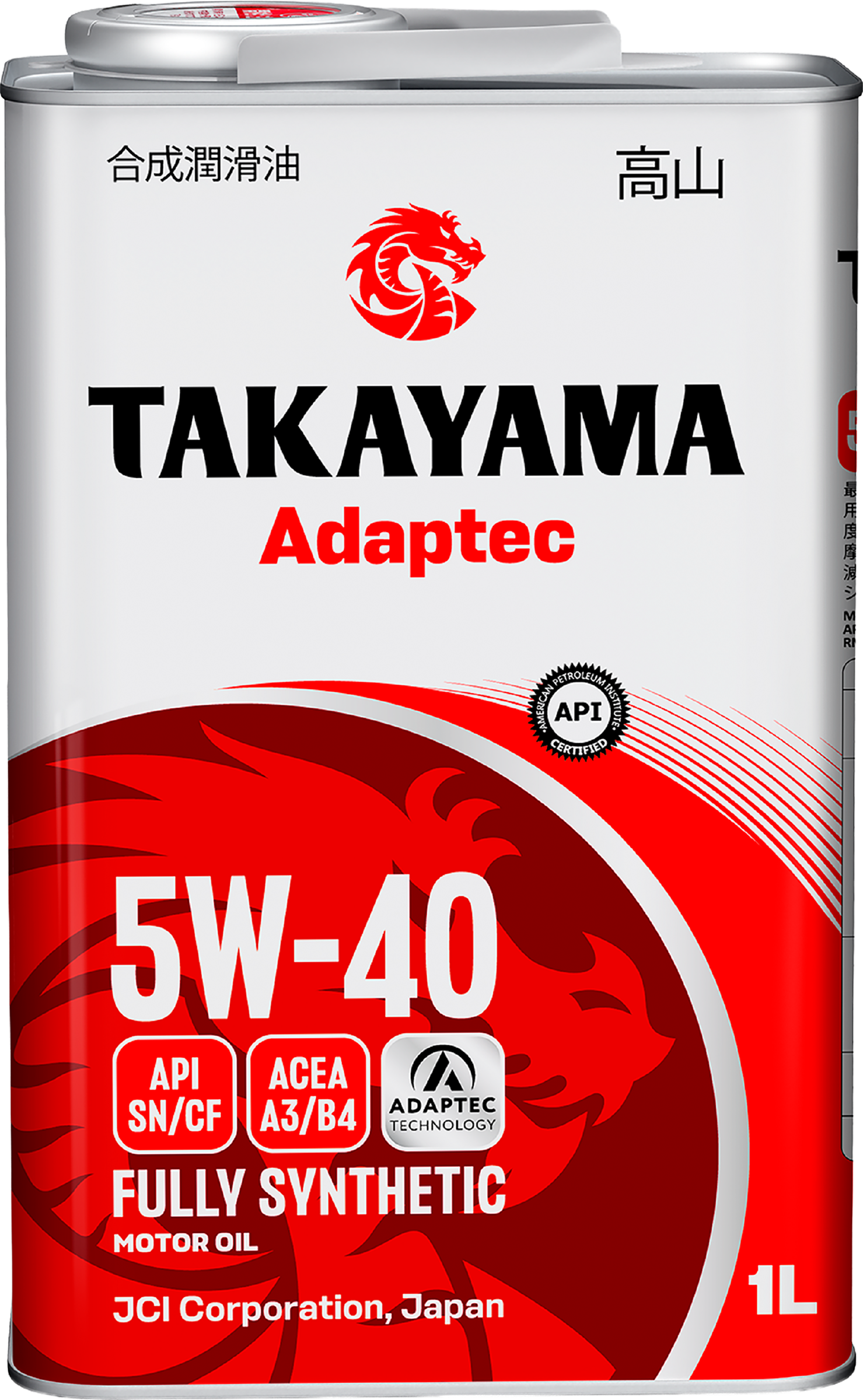 Изображение товара Масло моторное TAKAYAMA синтетическое SAE 5W-40 API SN/CF 1л