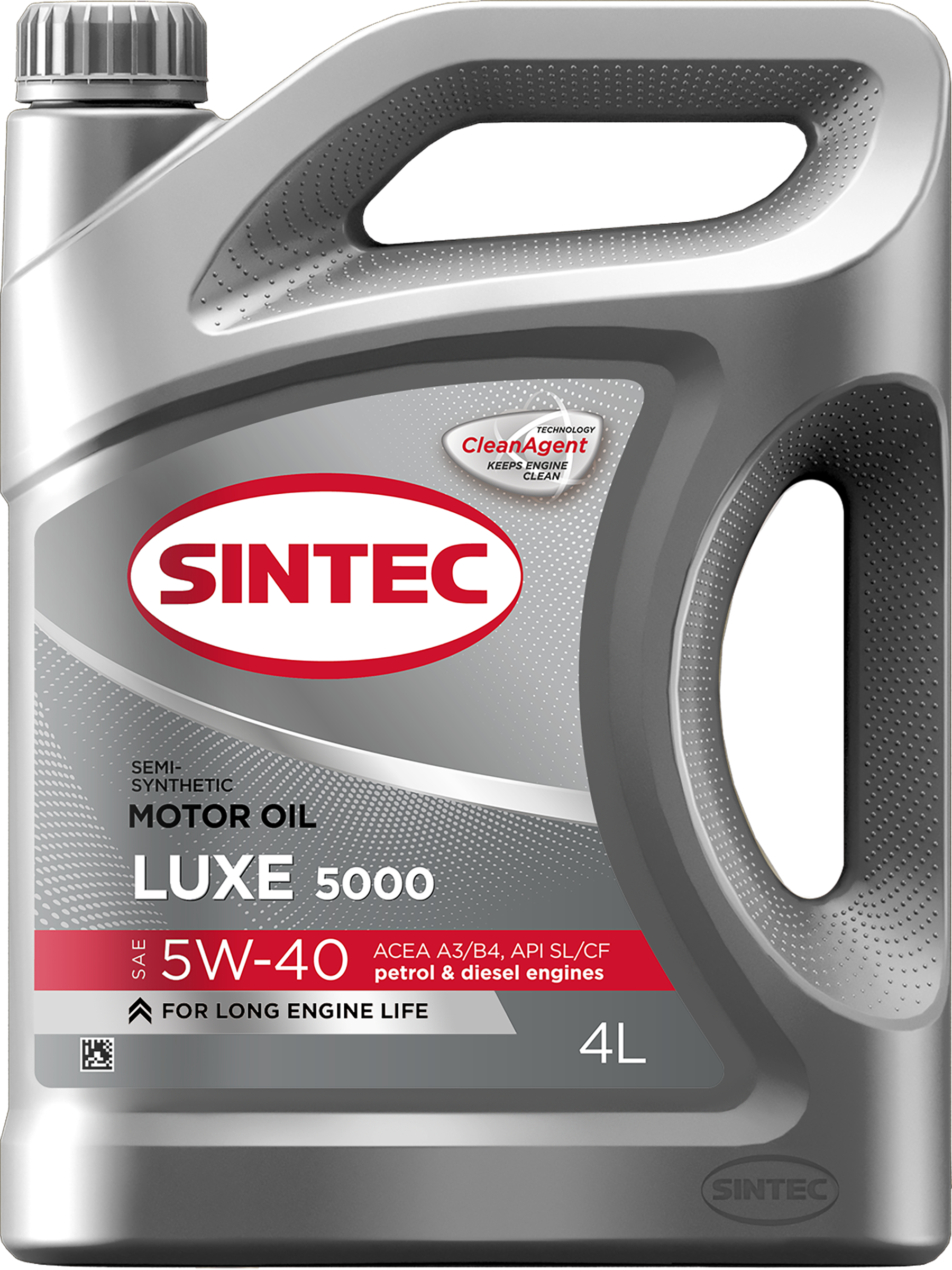Изображение товара Масло моторное SINTEC Luxe 5000 5W-40 SL/CF, полусинтетическое, 4л
