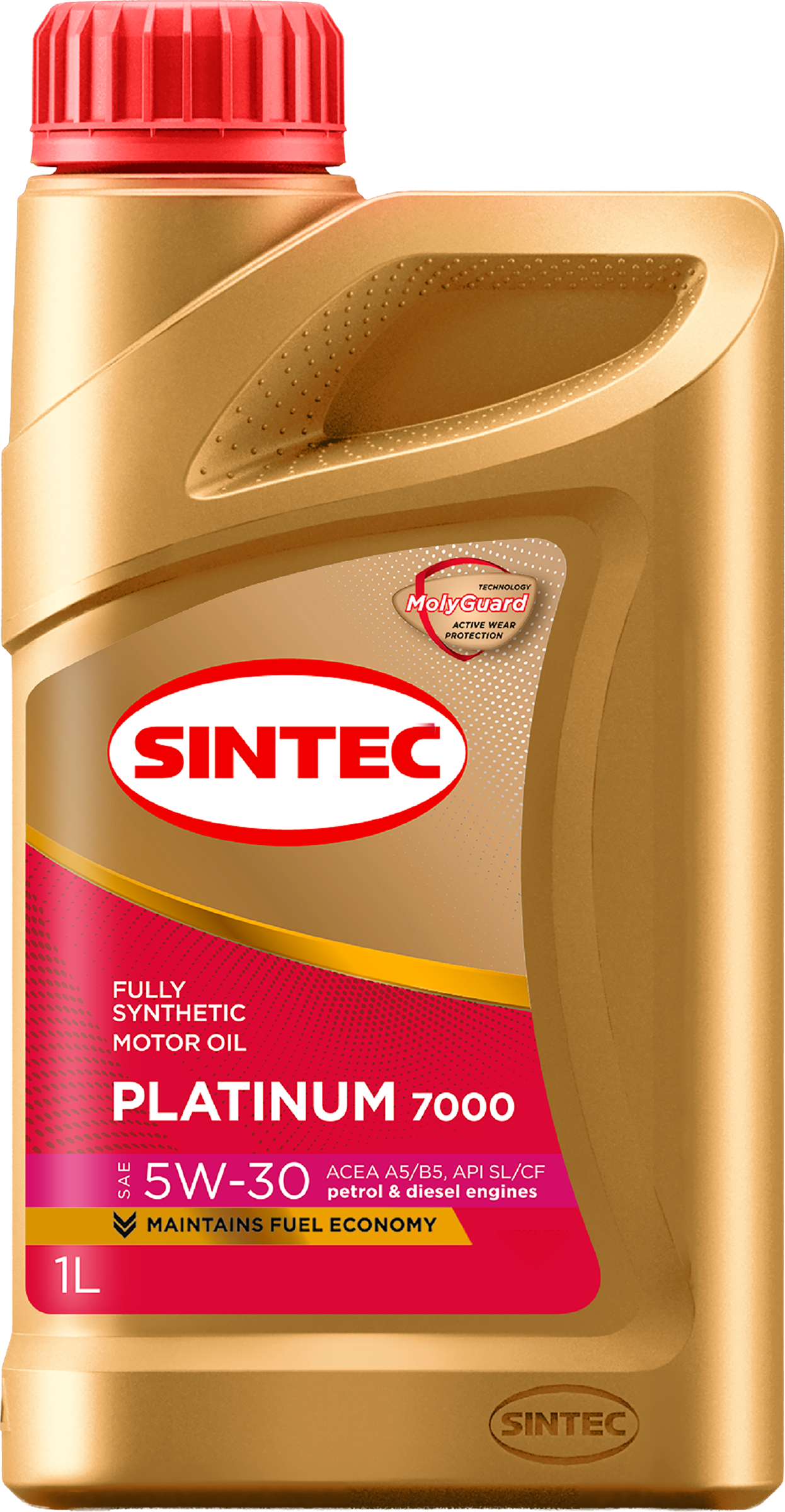 Изображение товара Моторное синтетическое масло SINTEC Platinum 7000 5W-30 A5/B5 SL 1л