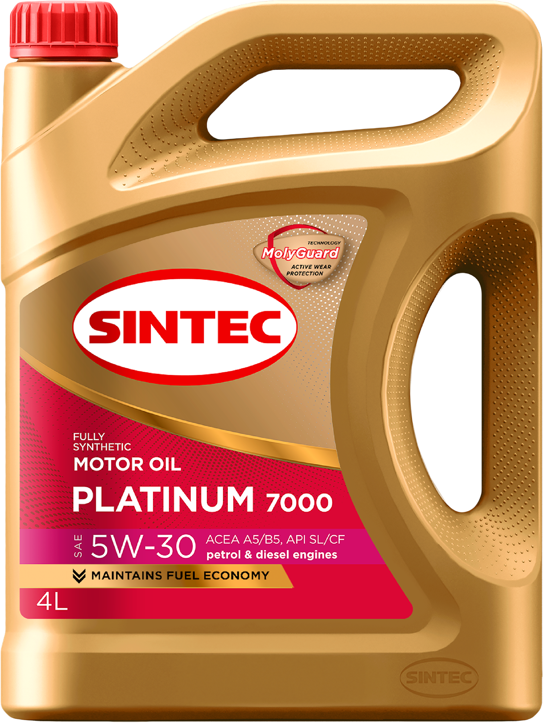 Изображение товара Масло моторное SINTEC Platinum 7000 5W-30 A5/B5 SL, синтетическое, 4л