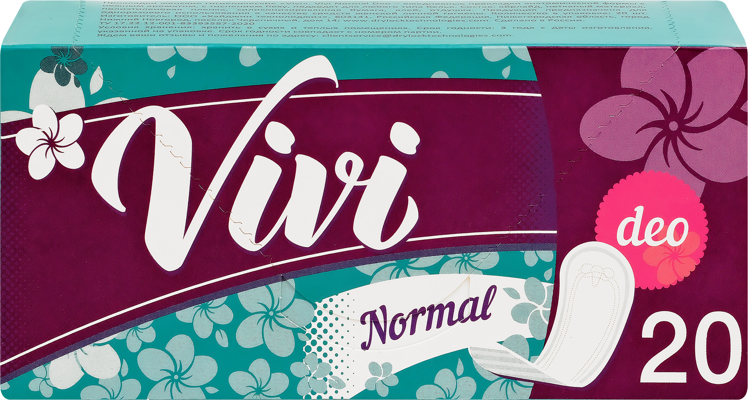 Изображение товара Прокладки ежедневные VIVI Panty Air&Soft Deo, 20шт