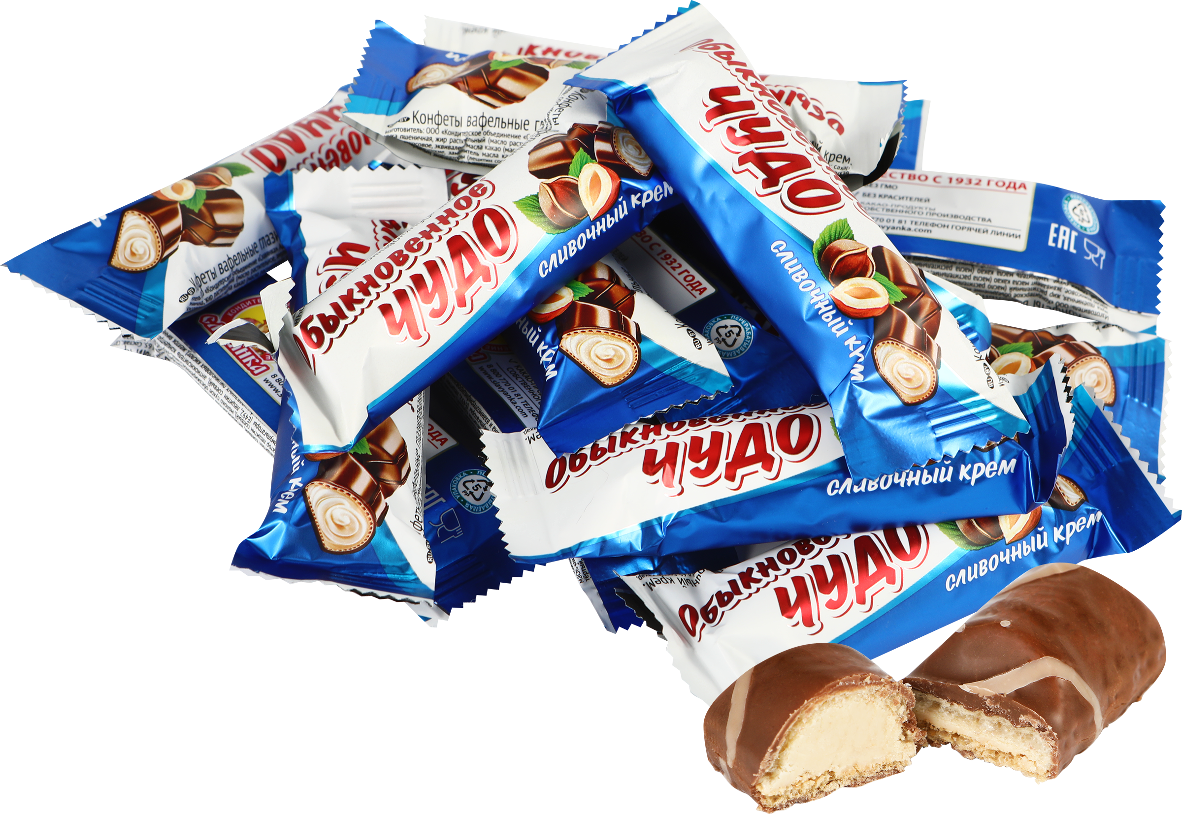 Изображение товара Конфеты СЛАВЯНКА Обыкновенное чудо сливочный крем, весовые