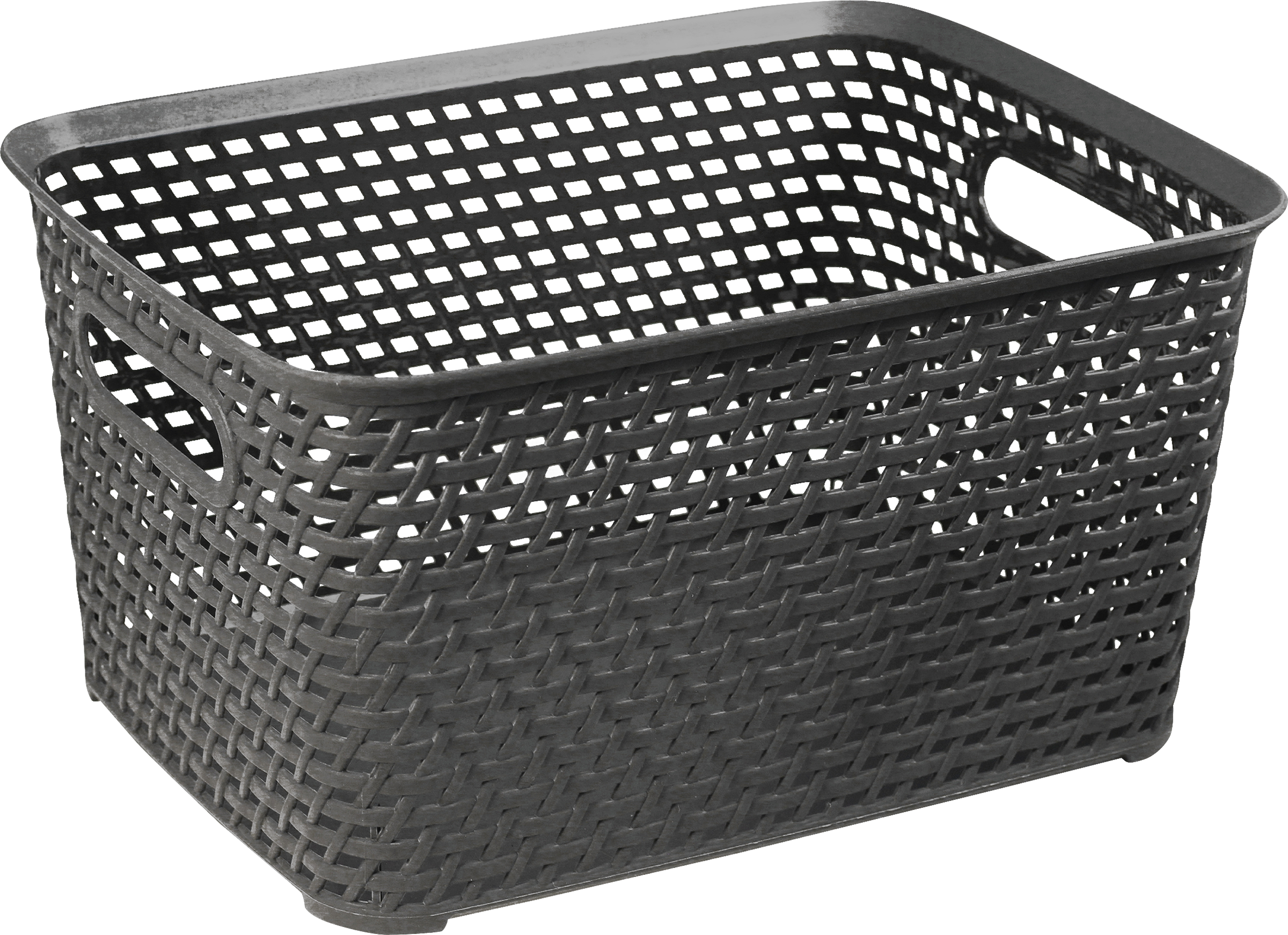 Изображение товара Ящик IDEA Ротанг 28х18,5х12,6см, микс цветов, 4л