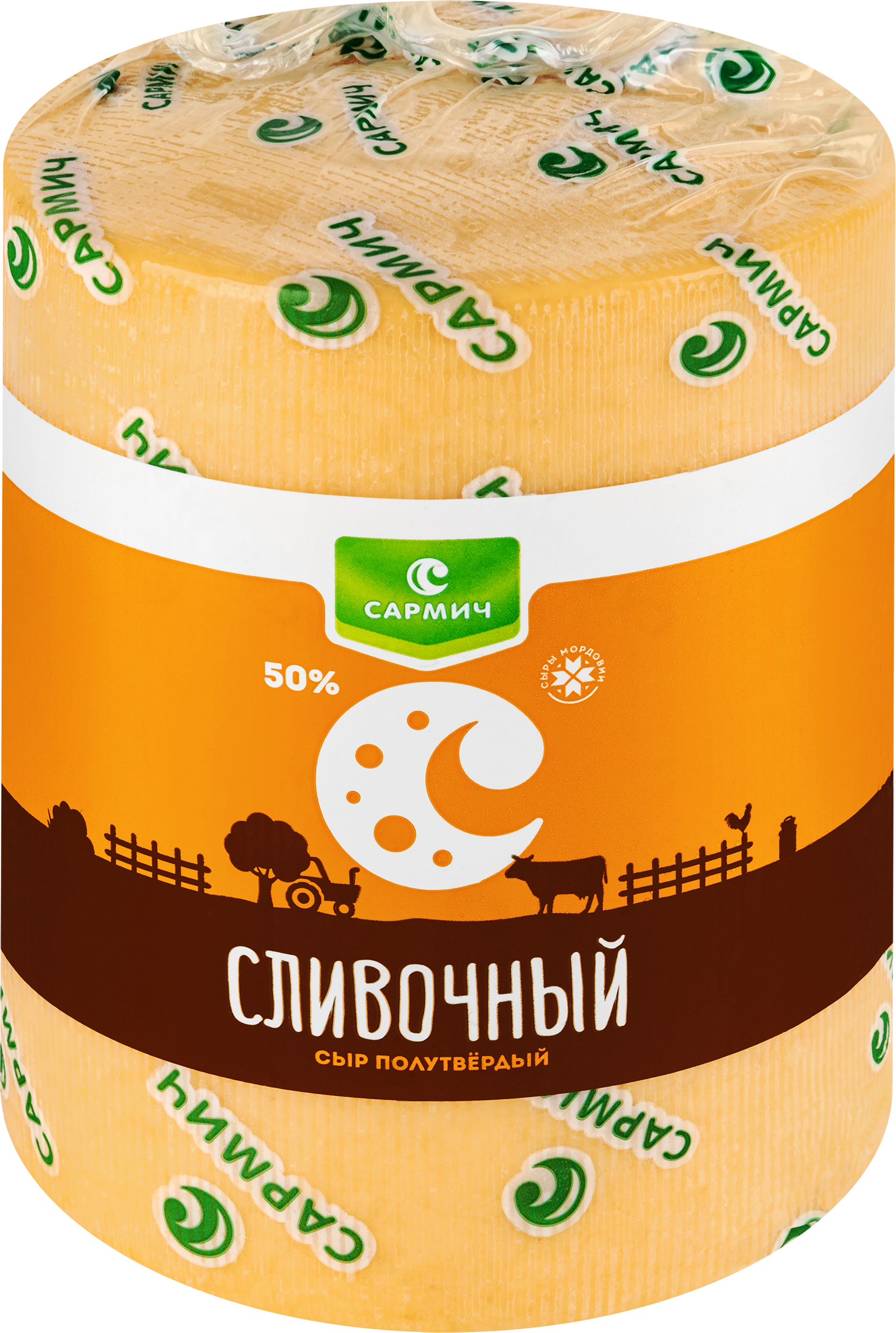 Изображение товара Сыр САРМИЧ Сливочный 50%, без змж, весовой