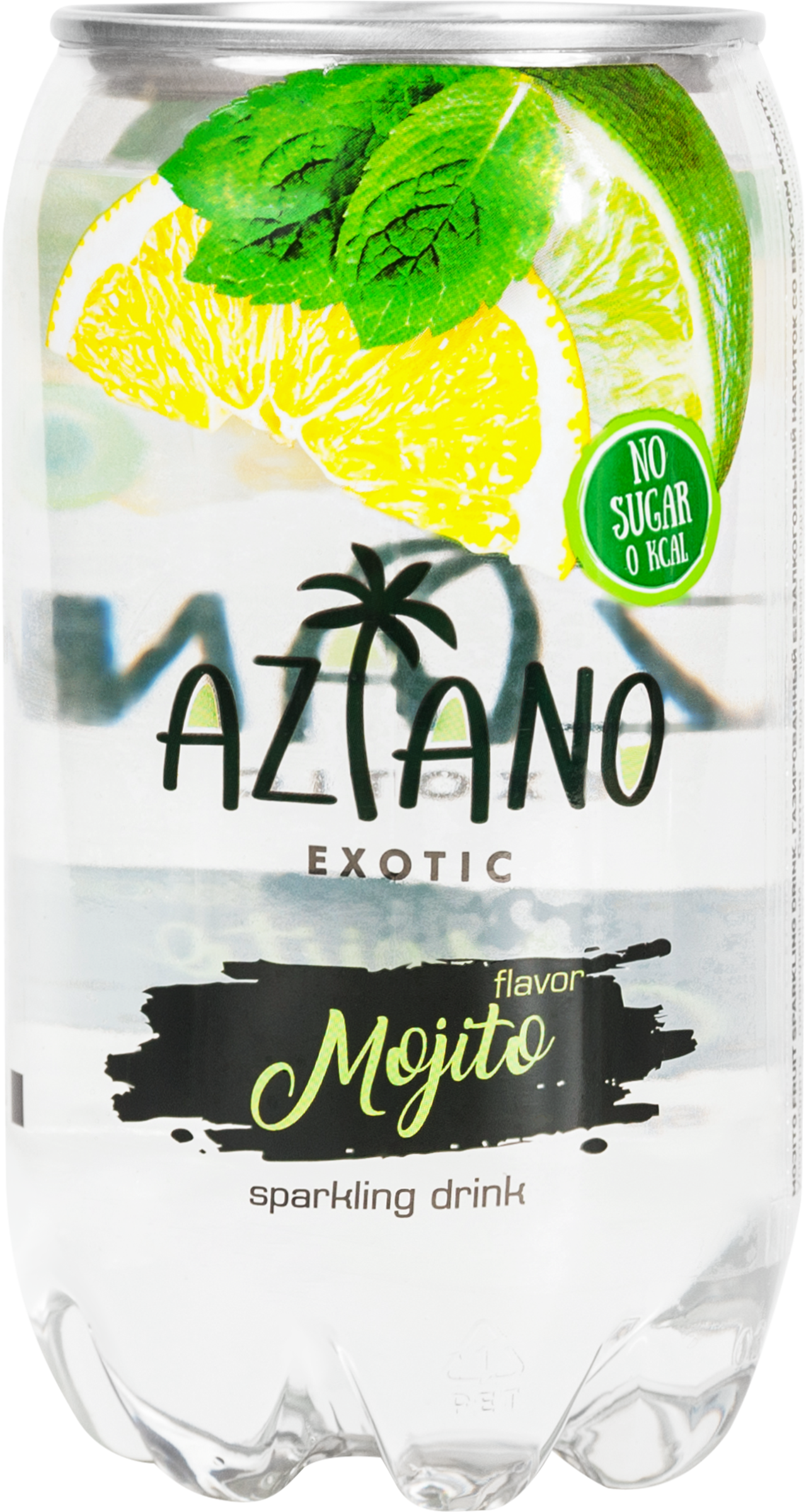 Изображение товара Напиток AZIANO Mojito газированный 0.35л без сахара