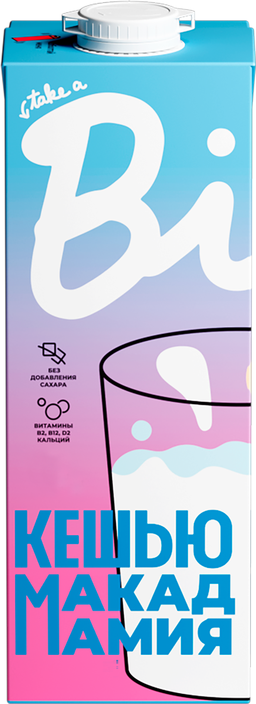 Изображение товара Растительный напиток кешью макадамия 1000мл TAKE A BITE натуральный веганский