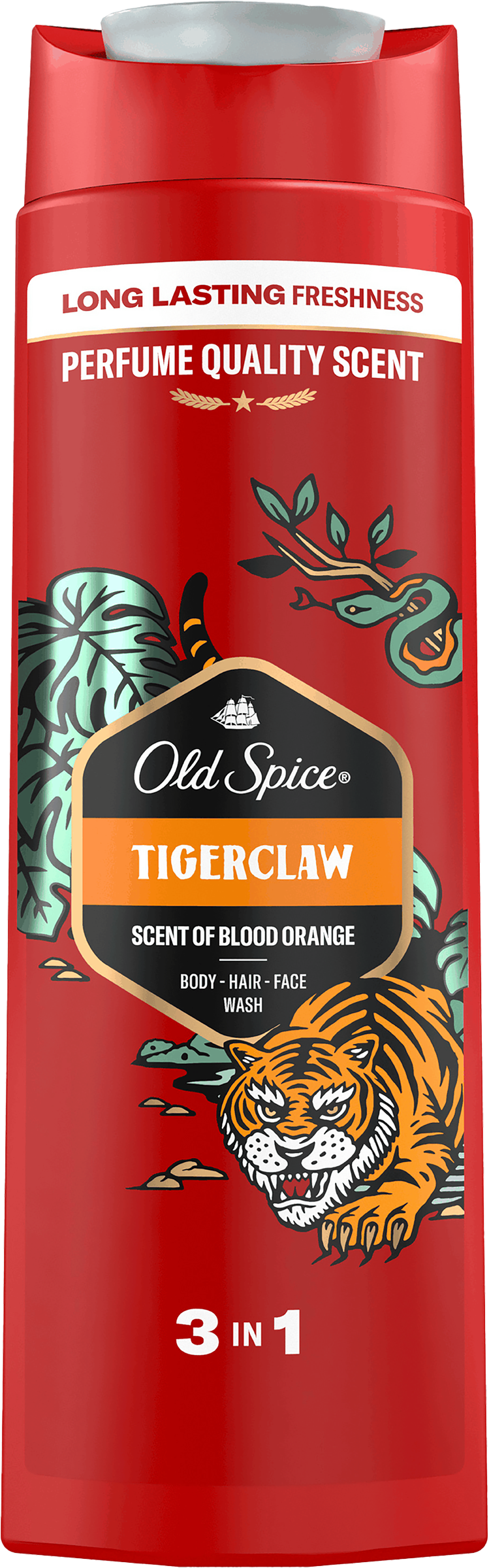 Изображение товара Гель для душа-шампунь мужской OLD SPICE Tigerclaw, 400мл