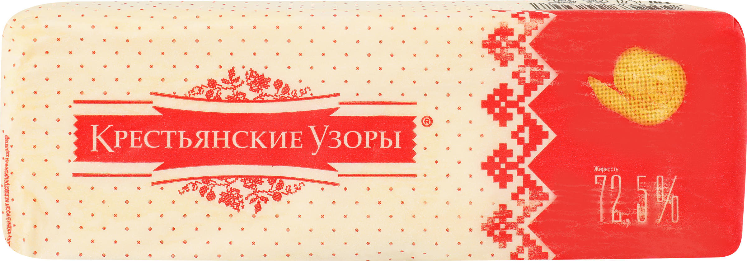 Изображение товара Продукт растительно-сливочный КРЕСТЬЯНСКИЕ УЗОРЫ 72,5%, с змж, 450г