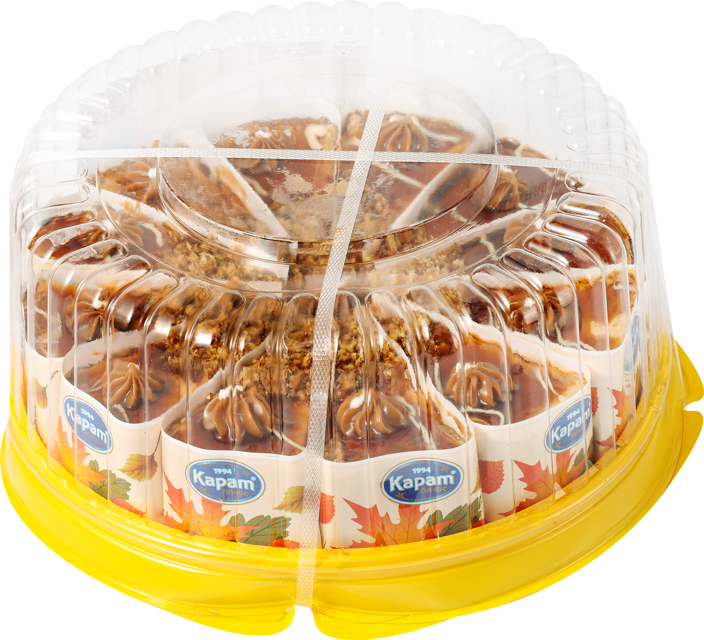 Изображение товара Торт бисквитный КАРАТ ПЛЮС Медовый, 680г