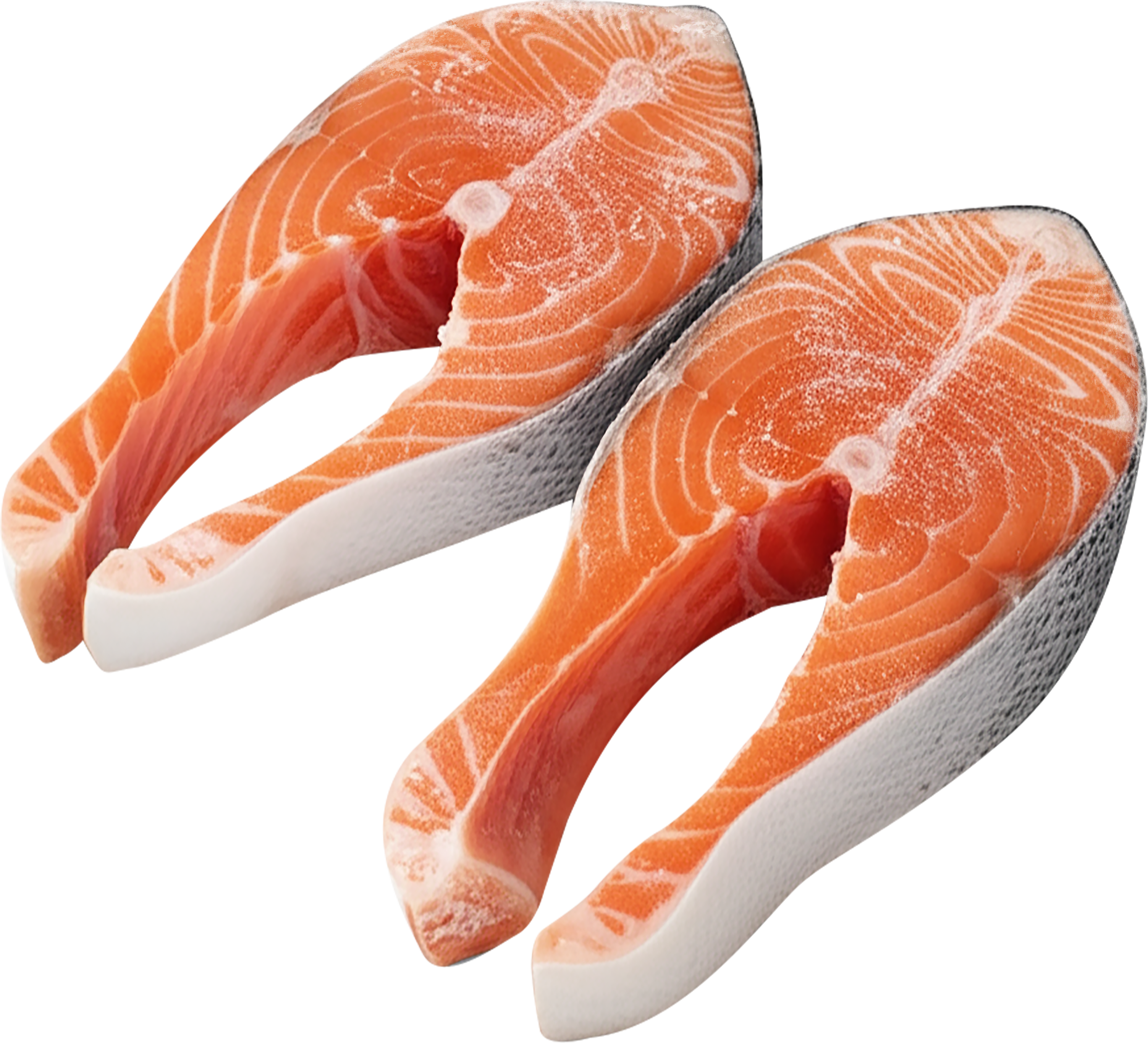 Изображение товара Кижуч замороженный ЛЕНТА стейк 430г - ценная лососевая рыба для запекания жарки и супов