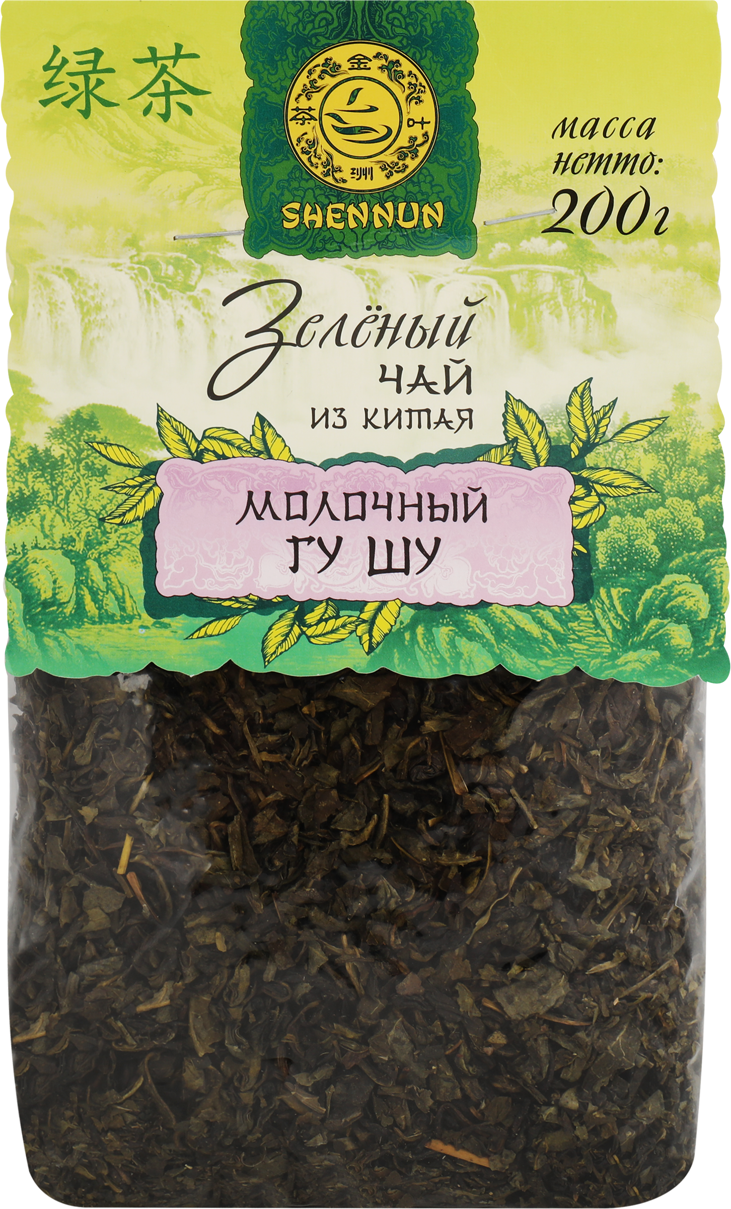 Изображение товара Чай зеленый SHENNUN Китайский молочный Гу Шу, 200г