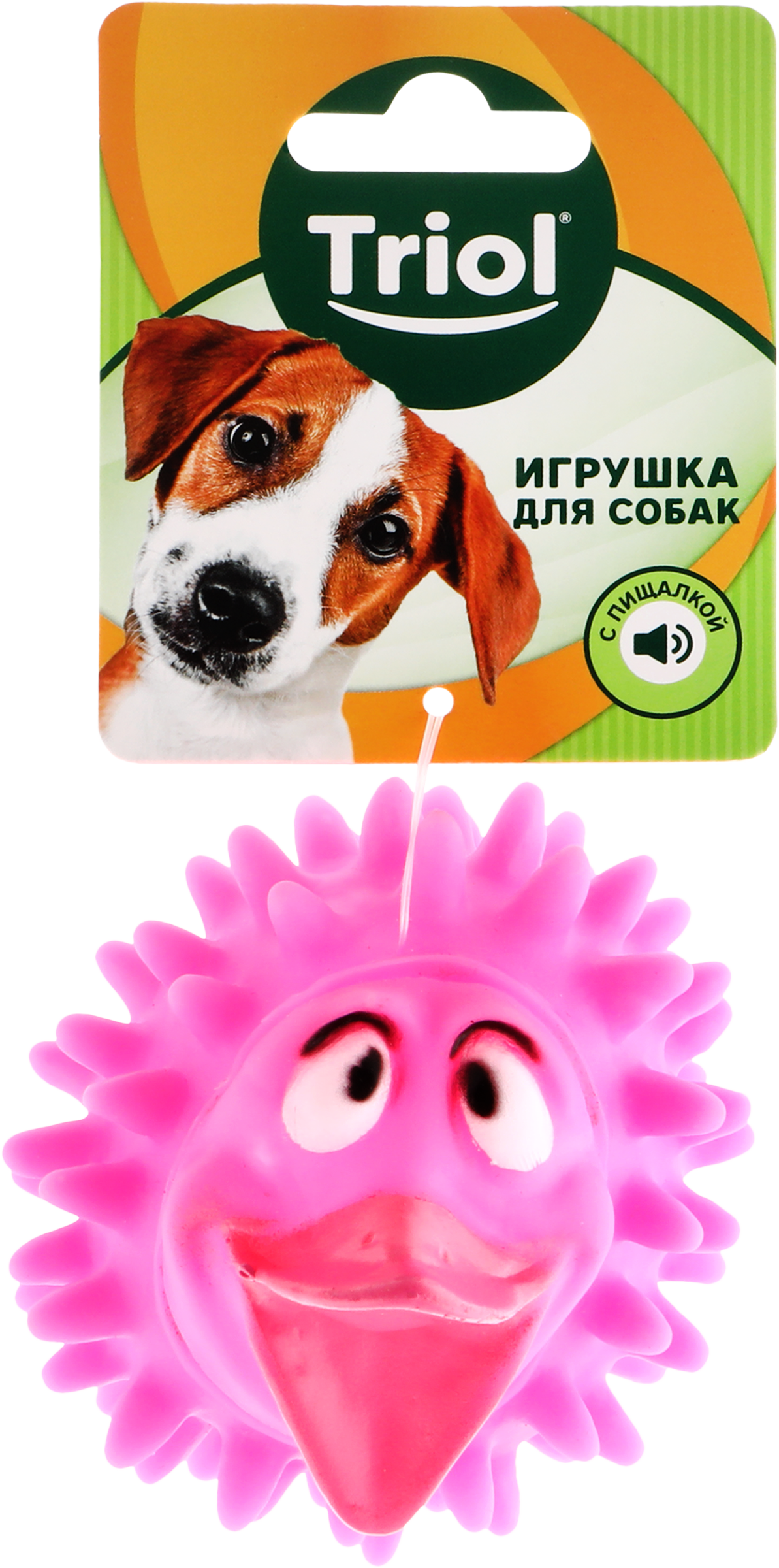 Изображение товара Игрушка для собак TRIOL Мяч-утка винил, 85мм