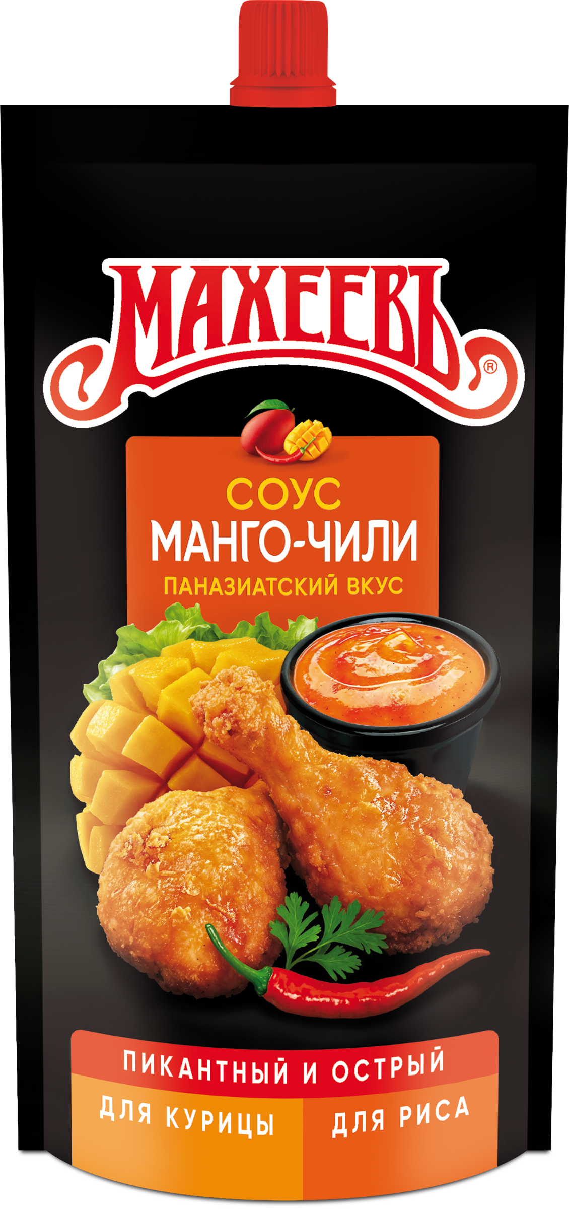 Изображение товара Соус деликатесный МАХЕЕВЪ Манго-чили, 230г