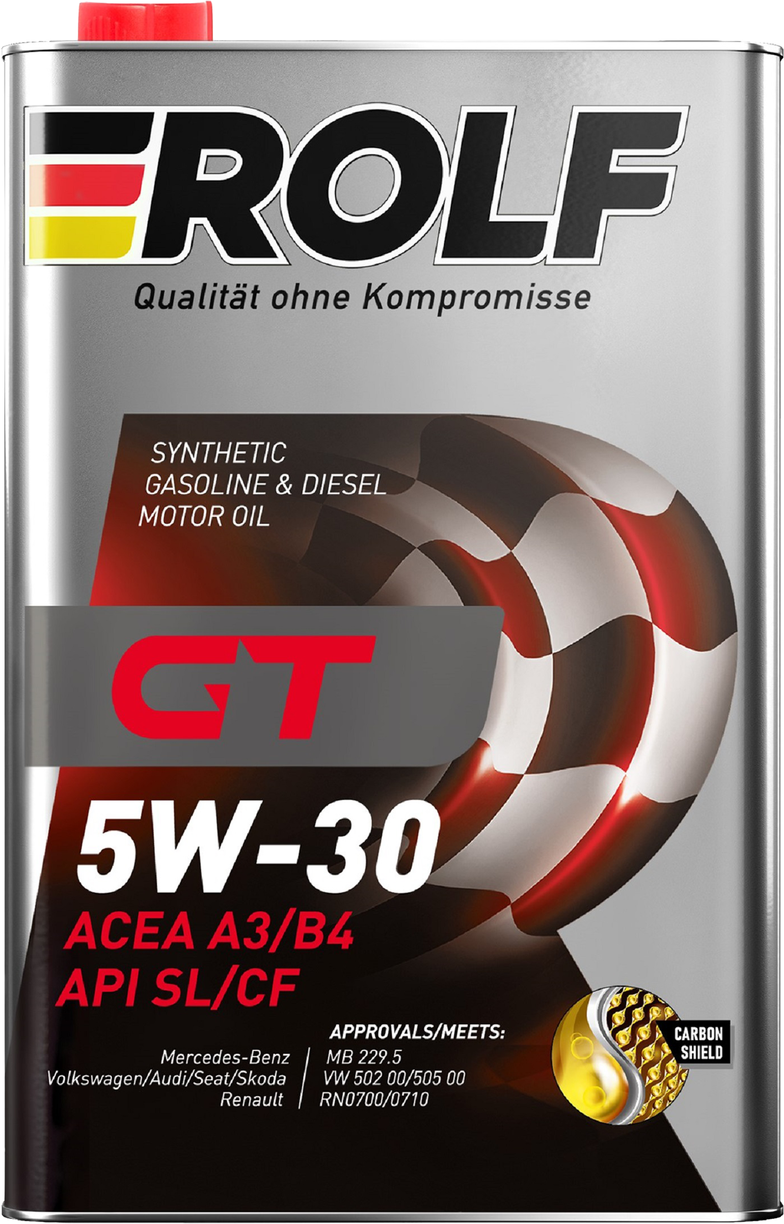 Изображение товара Масло моторное ROLF GT SAE 5W-30 синтетическое 1л для автомобилей