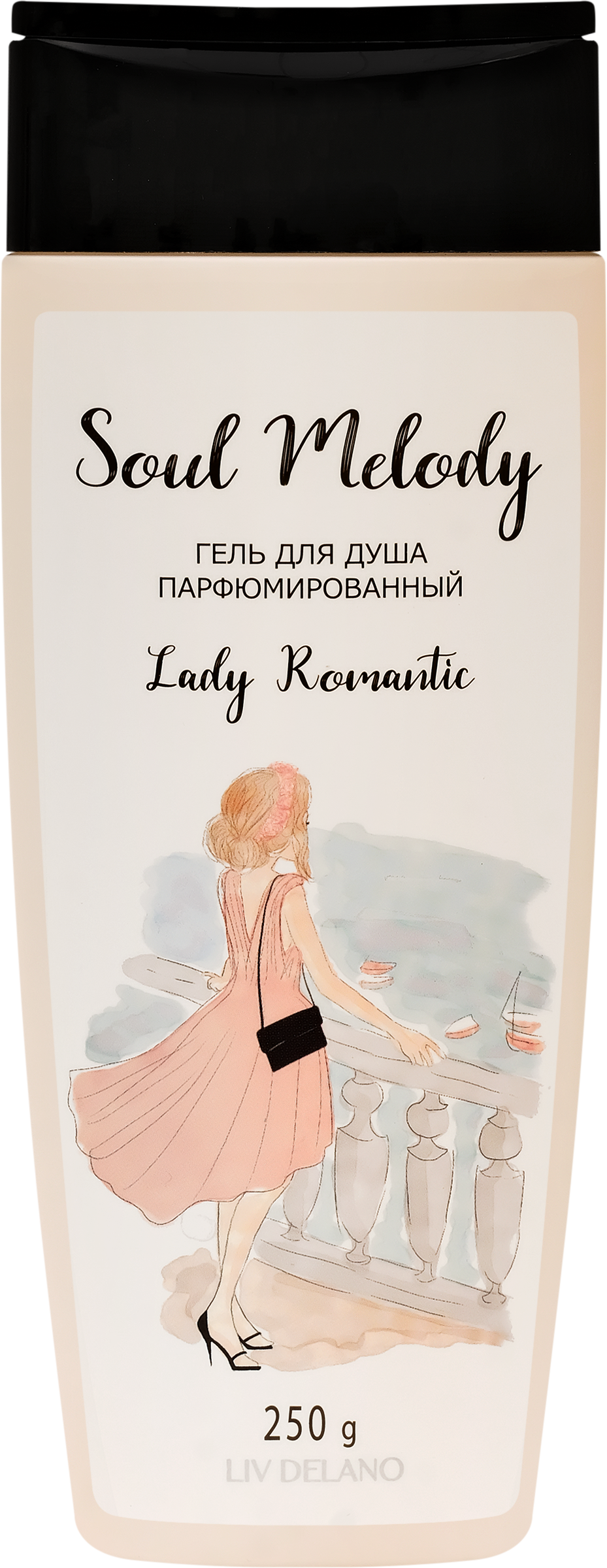 Изображение товара Гель для душа LIV DELANO Soul melody Lady romantic 250г парфюмированный