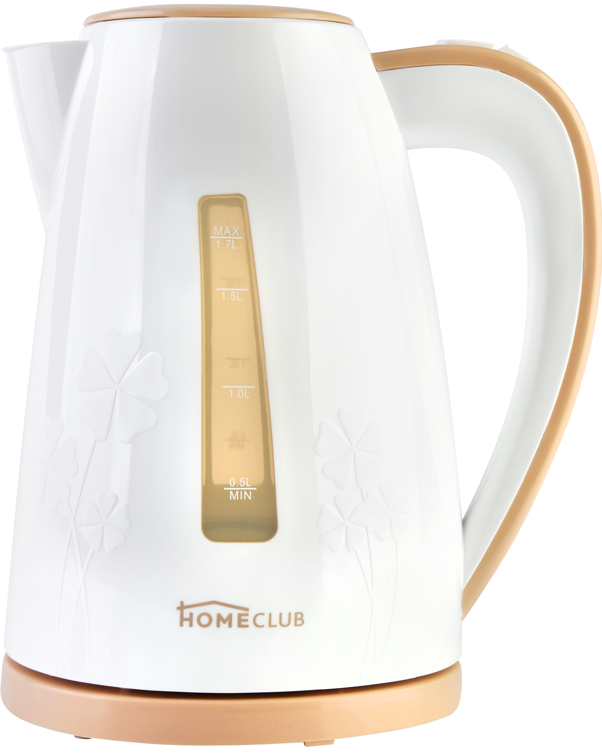 Изображение товара Чайник HOMECLUB KEC3050, 1.7л, 1850-2200Вт, пластик