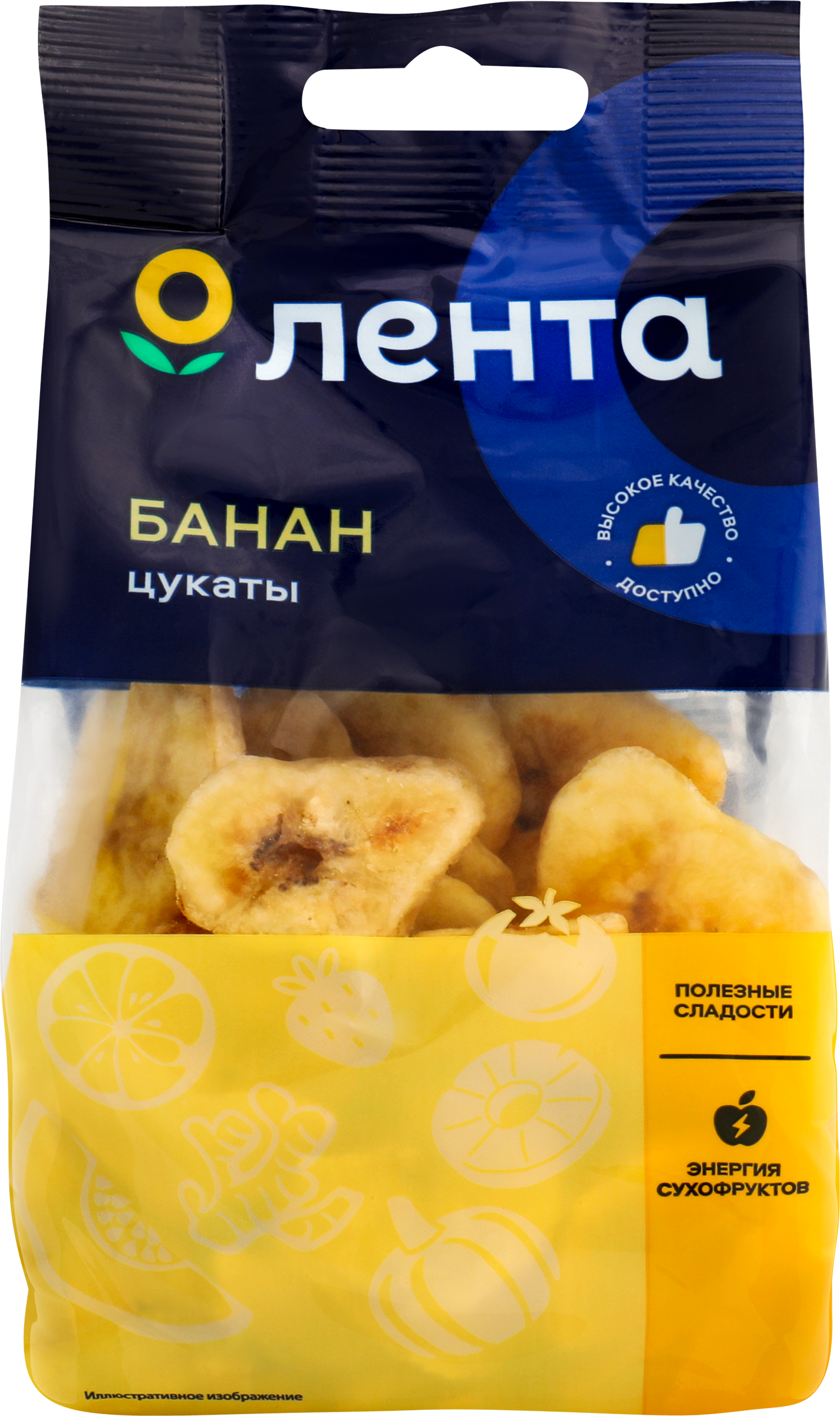 Изображение товара Цукаты из банана ЛЕНТА, 100г