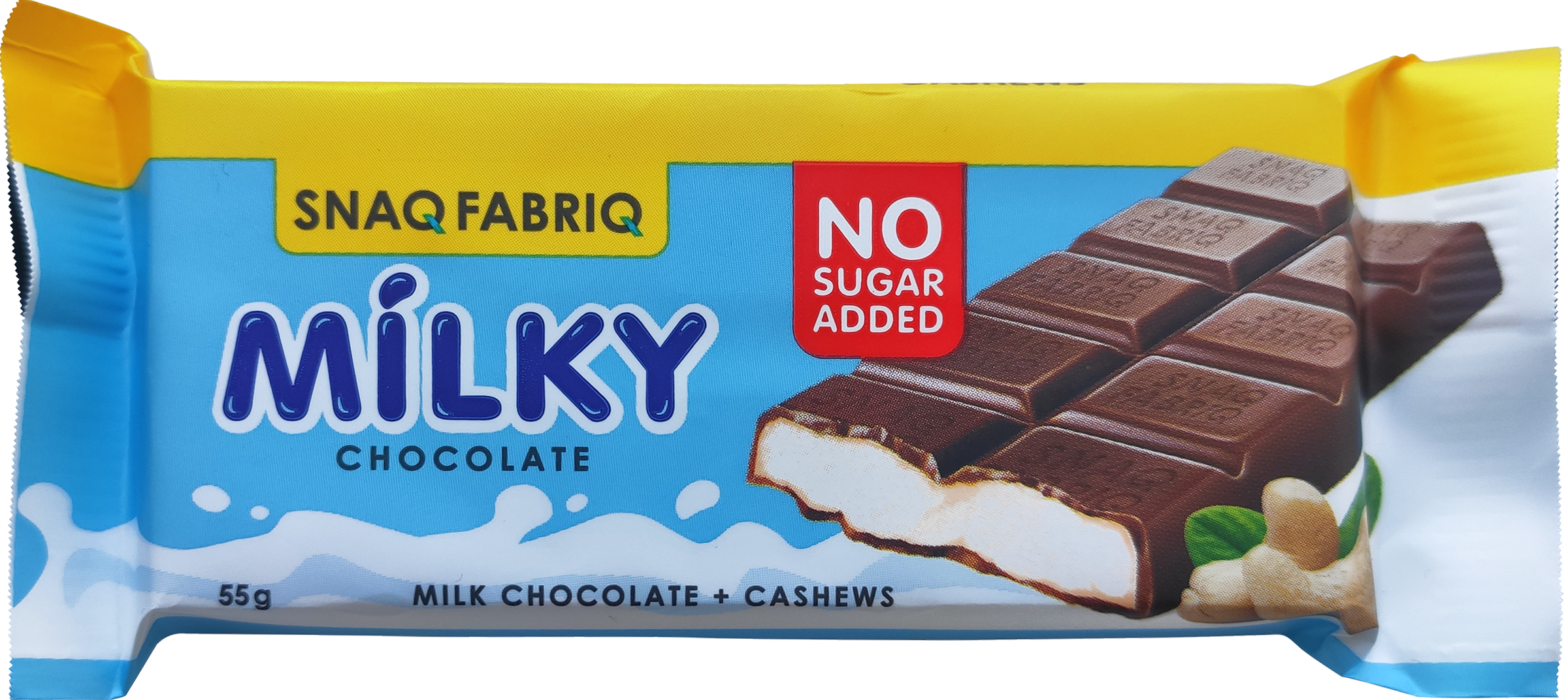 Изображение товара Шоколад молочный SNAQ FABRIQ с молочно-ореховой пастой, 55г