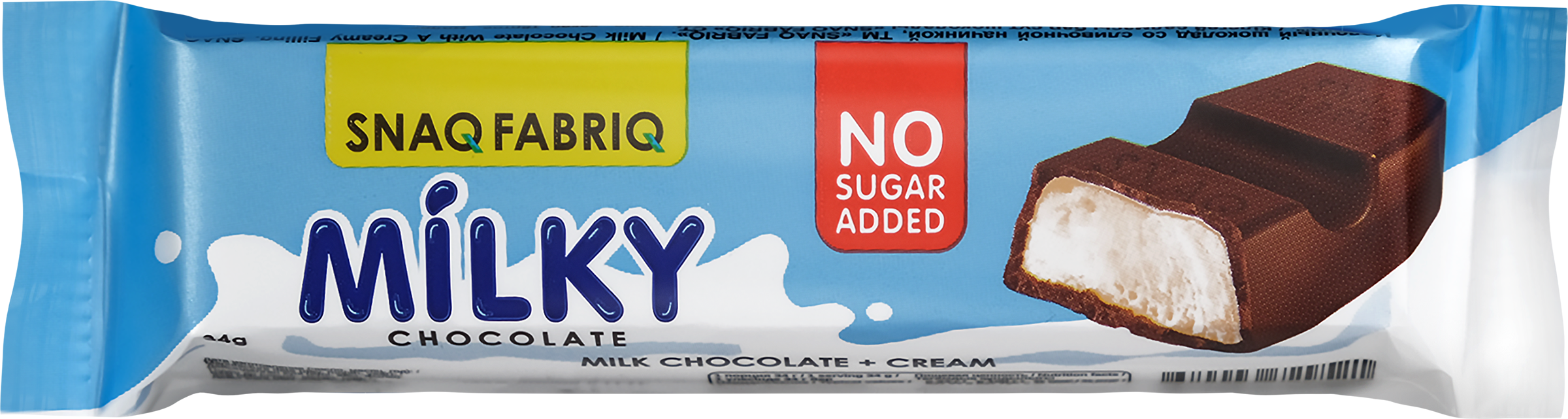 Изображение товара Шоколад молочный SNAQ FABRIQ со сливочной начинкой, 34г