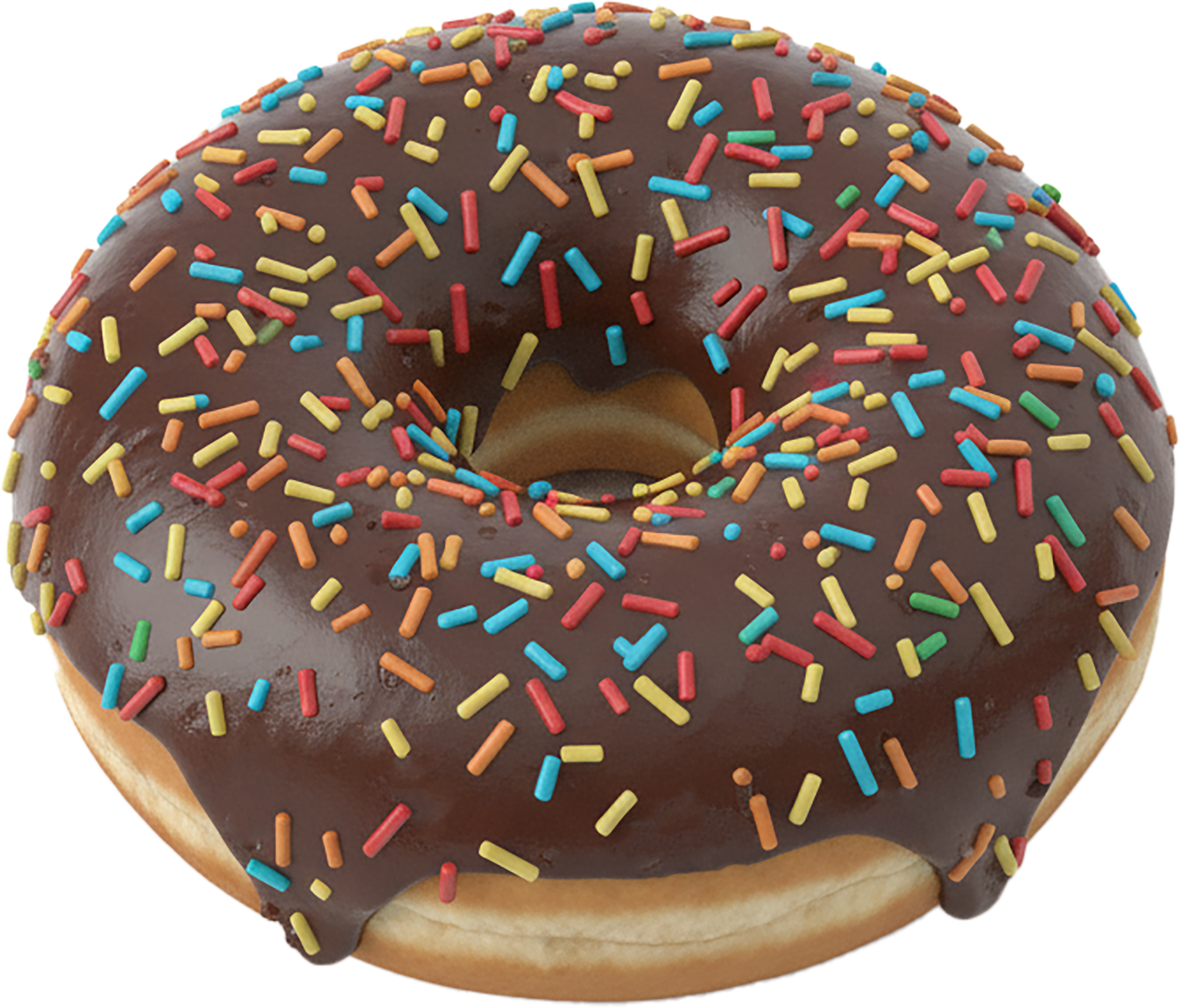 Изображение товара Донат ЛЕНТА FRESH глазированный со вкусом шоколада, 55г