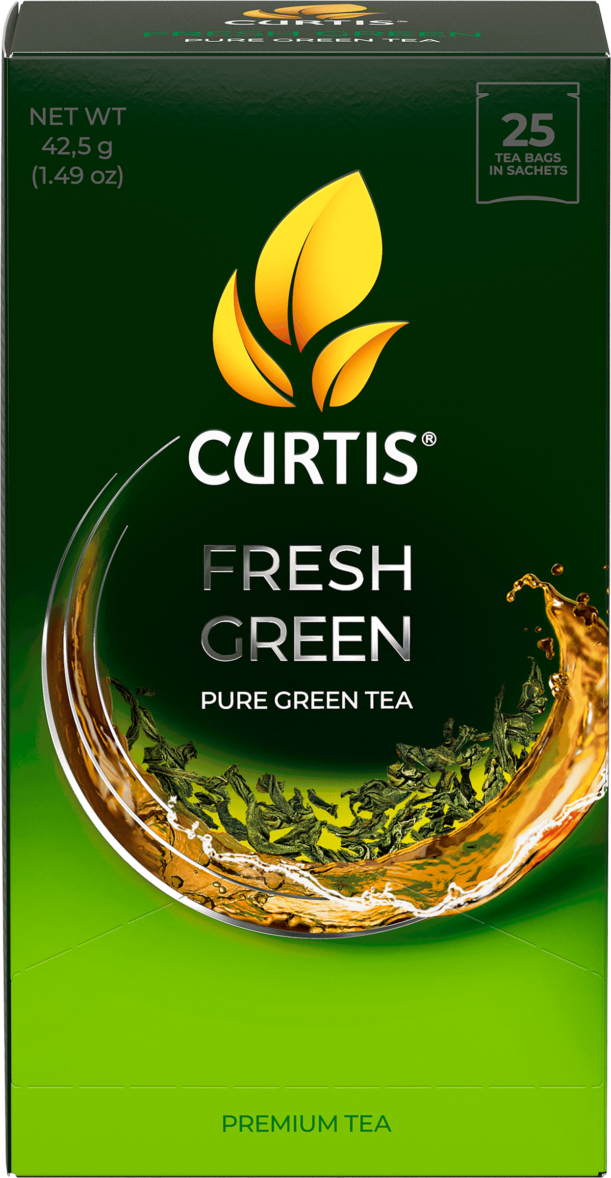 Изображение товара Чай зеленый CURTIS Fresh Green, 25пак