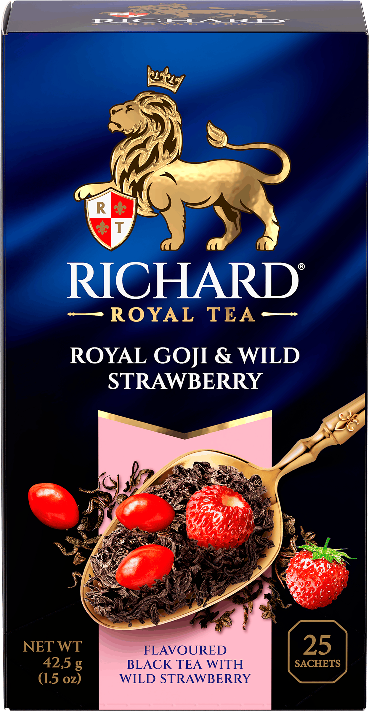 Изображение товара Чай черный RICHARD Royal Goji&Wild Strawberry арома, 25пак