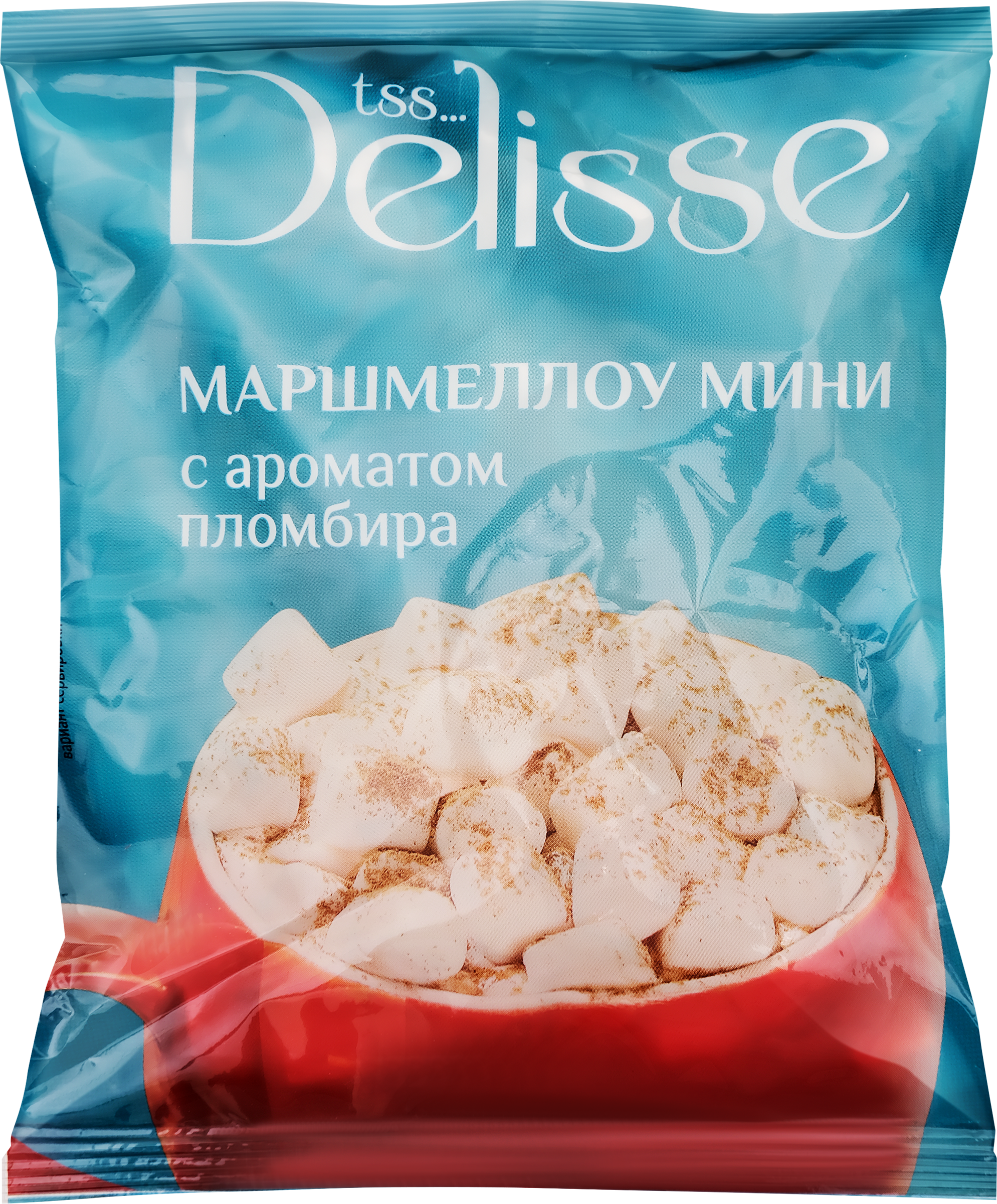 Изображение товара Маршмеллоу DELISSE Мини со вкусом пломбира 70г воздушное сладкое лакомство