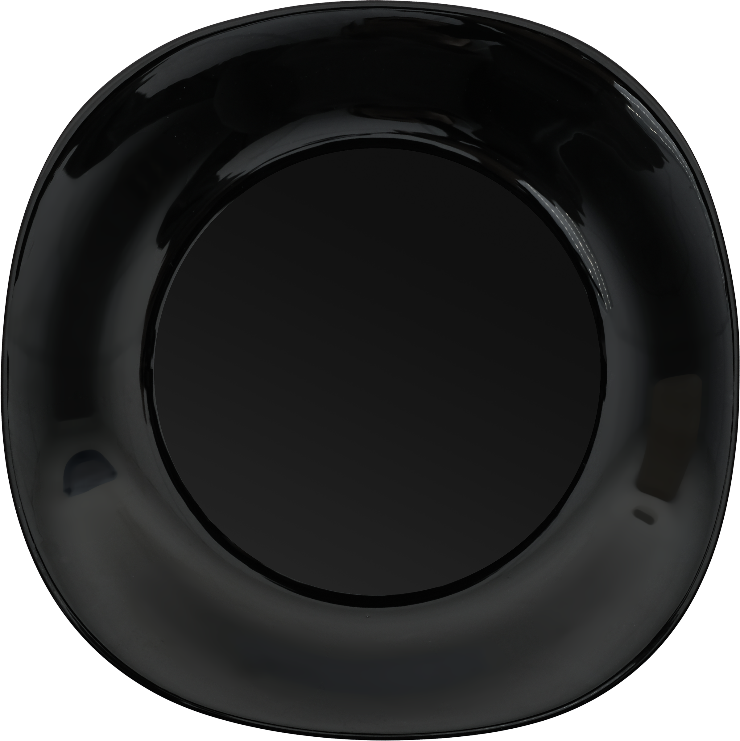 Изображение товара Тарелка обеденная HOMECLUB Quadro Classic Black 25см стекло