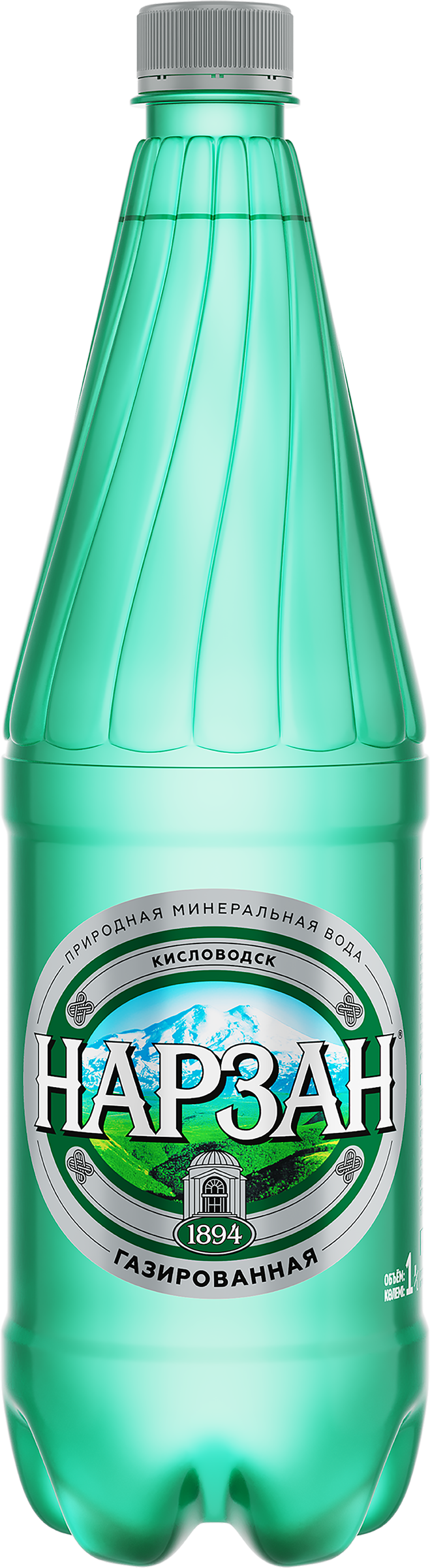 Изображение товара Вода минеральная НАРЗАН природная лечебно-столовая газированная, 1л