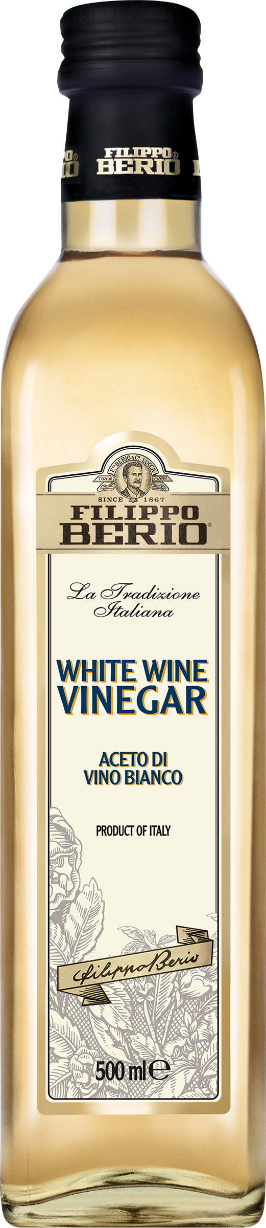Изображение товара Уксус винный FILIPPO BERIO белый, 500мл