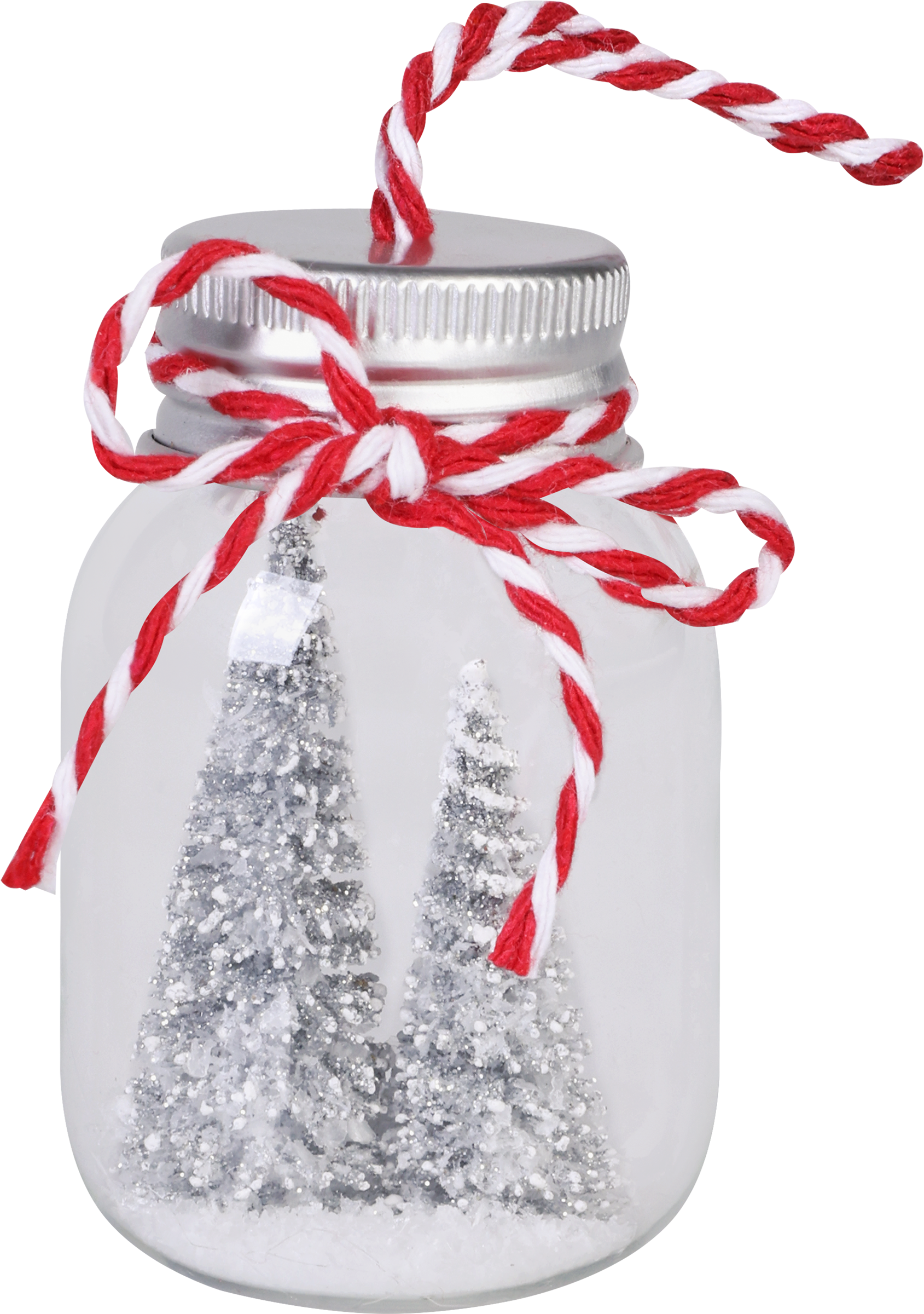 Изображение товара Украшение елочное HOMECLUB Новогодняя елочка 6,8 см в стекле для праздничного декора