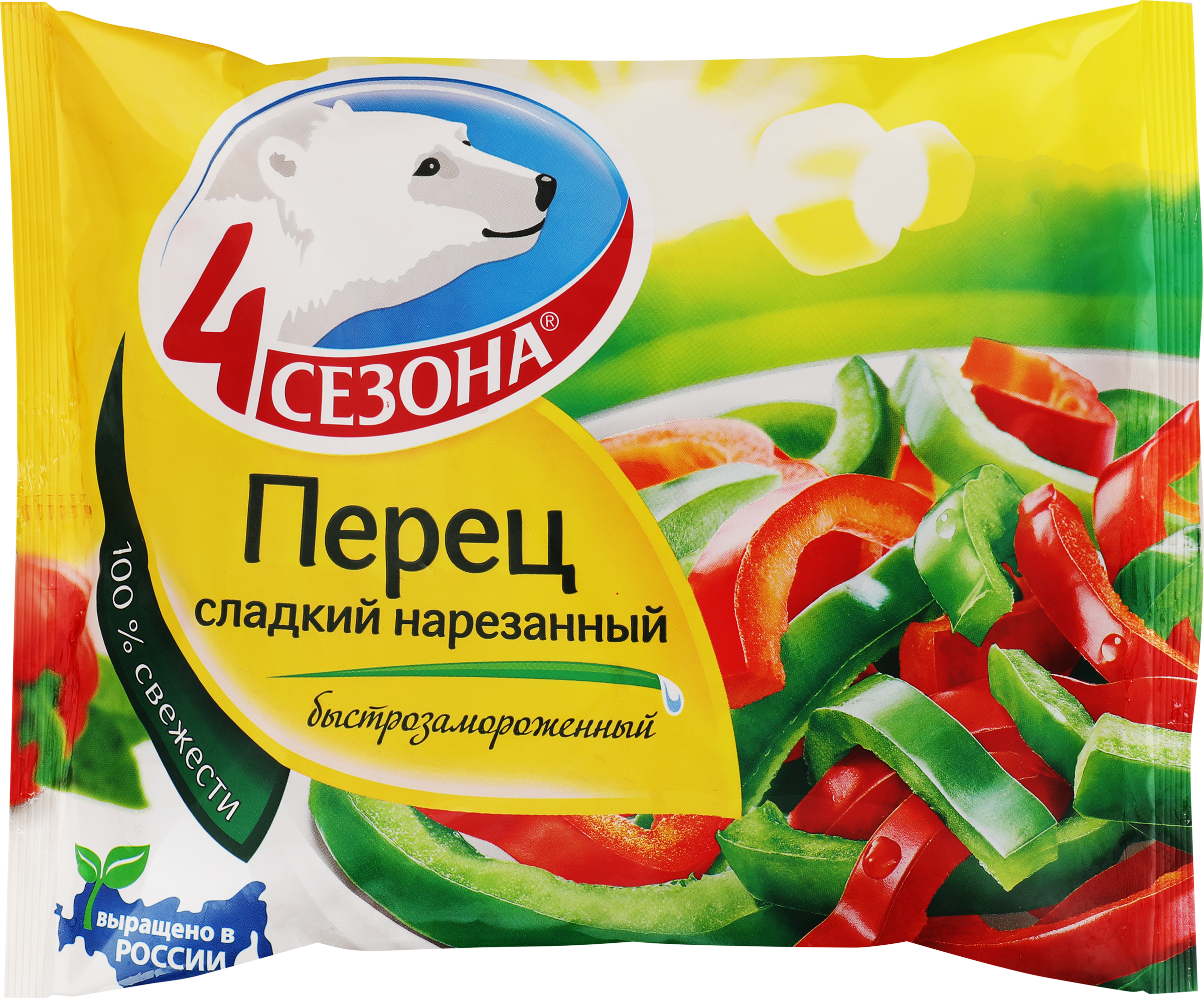 Изображение товара Перец сладкий замороженный 4 СЕЗОНА нарезанный, 400г