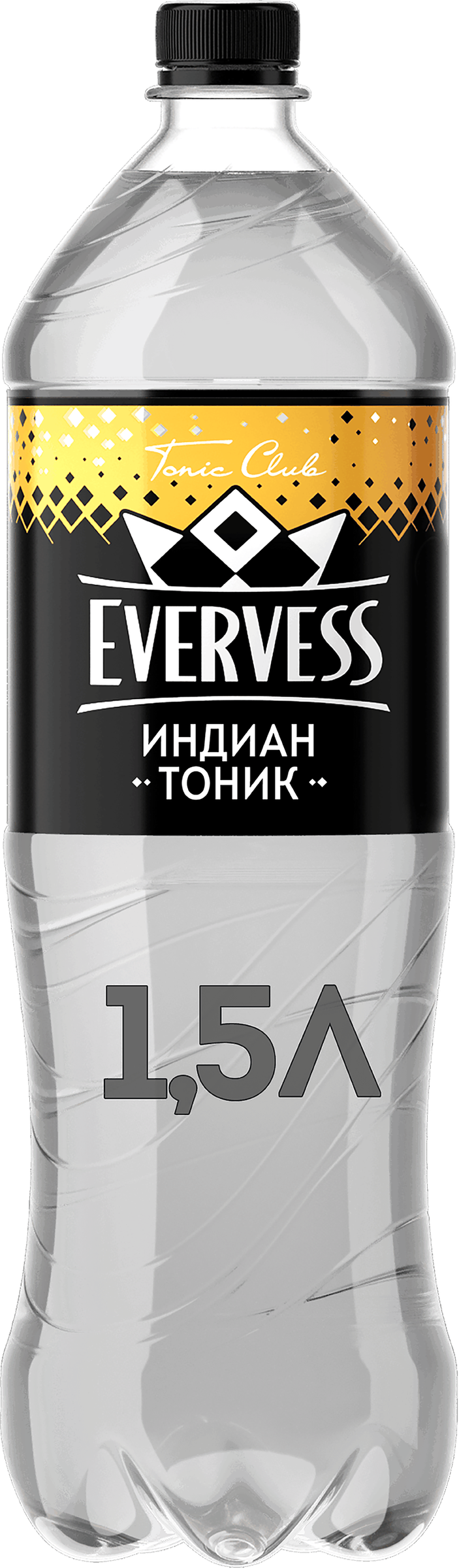 Изображение товара Напиток EVERVESS Тоник Индиан Тоник 1.5л сильногазированный