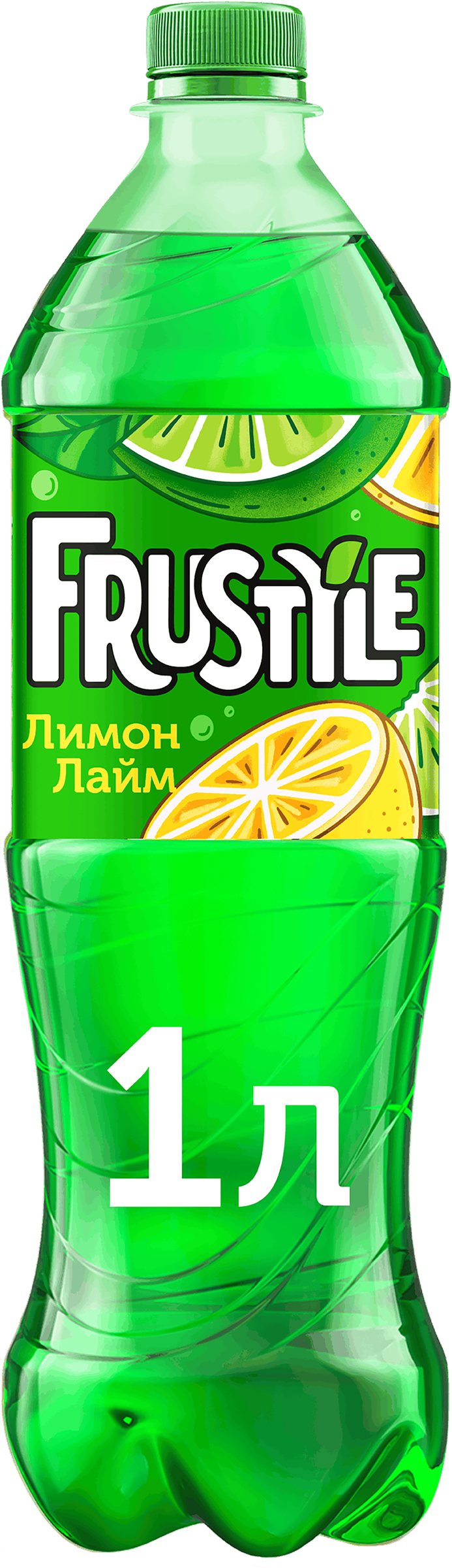 Изображение товара Напиток ФРУСТАЙЛ Лимон, лайм сильногазированный, 1л
