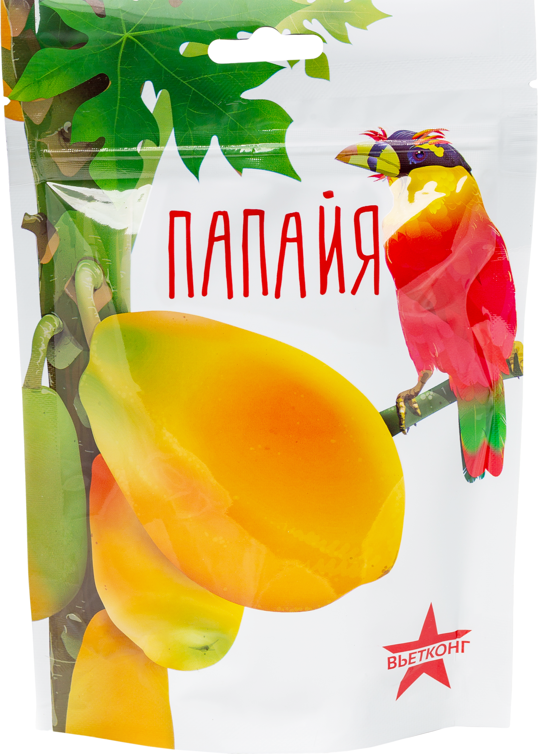 Изображение товара Папайя ВЬЕТКОНГ сушеная 100г натуральный тропический фрукт для перекуса и добавок