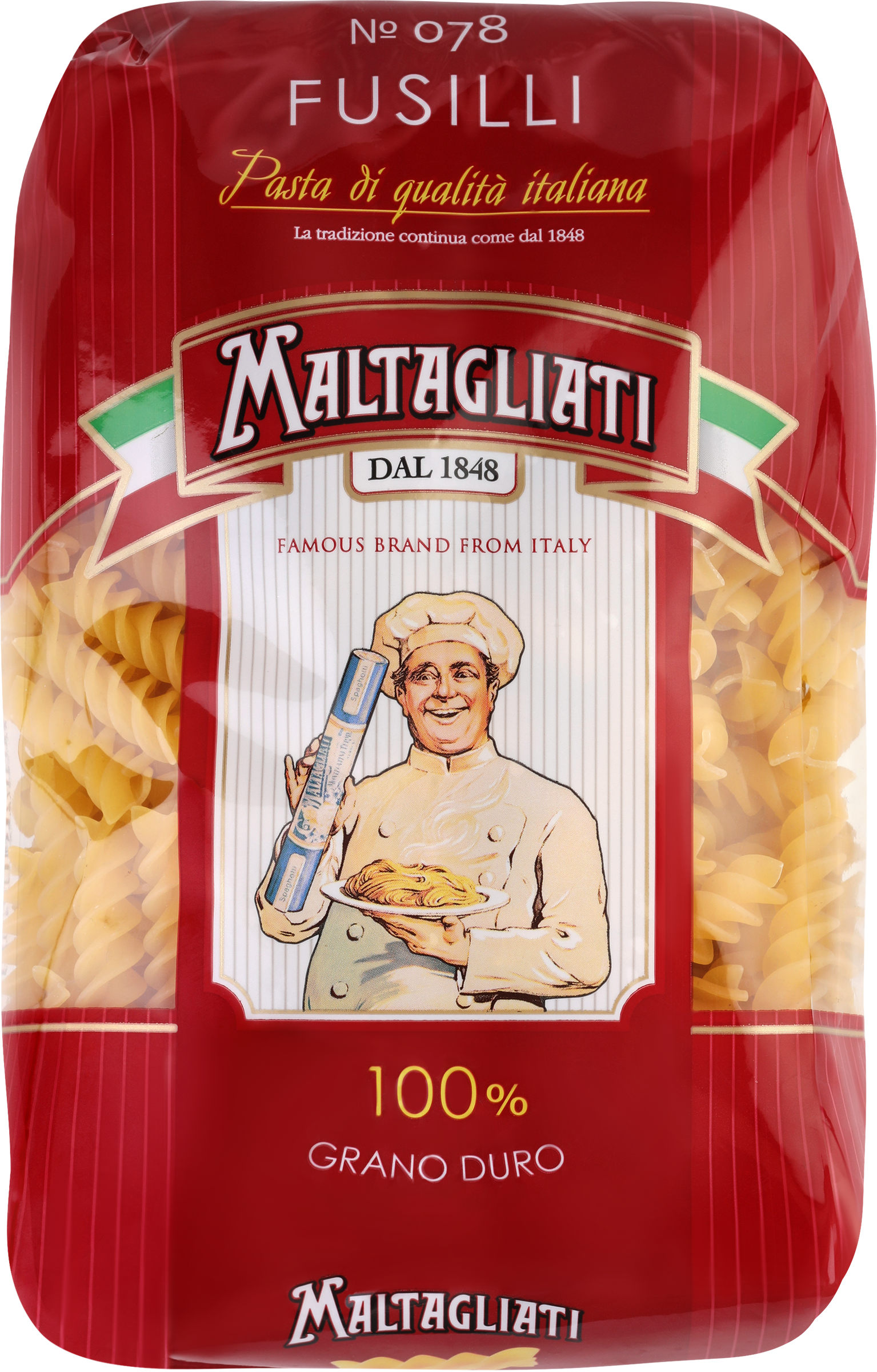 Изображение товара Макароны MALTAGLIATI Fusilli №78, 450г