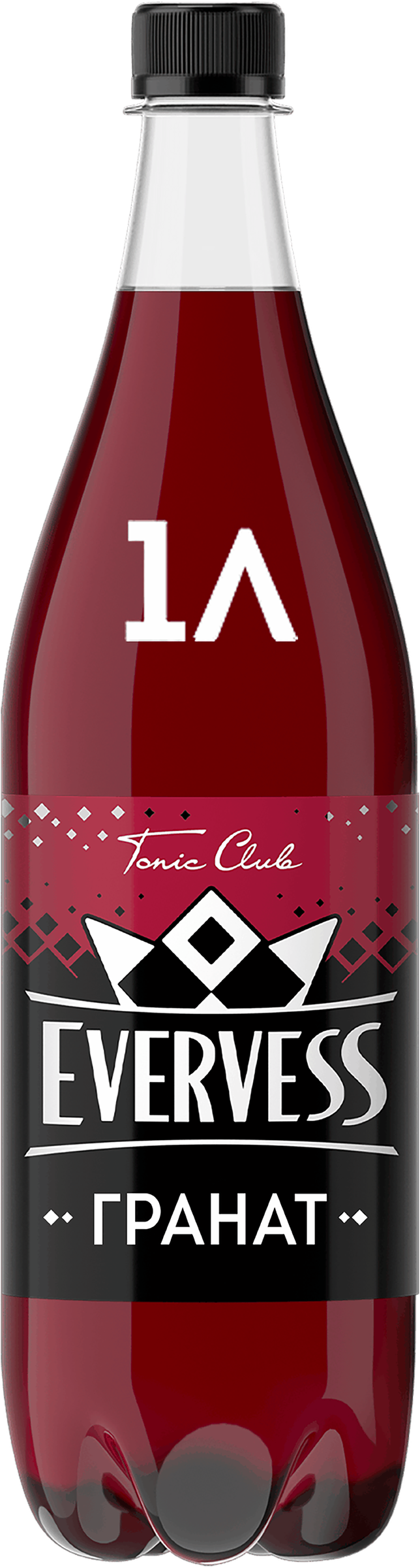 Изображение товара Напиток EVERVESS Манящая Гранада сильногазированный 1л