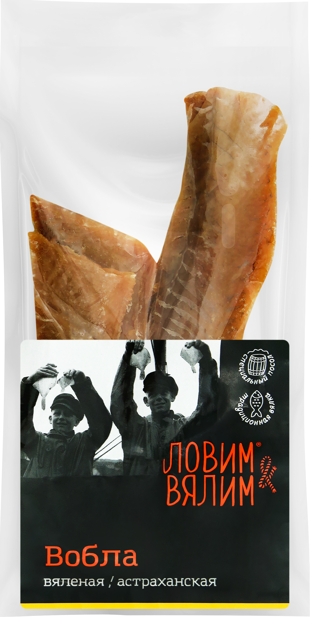 Изображение товара Вобла вяленая ЛОВИМ&ВЯЛИМ филе 80г натуральная закуска из рыбы