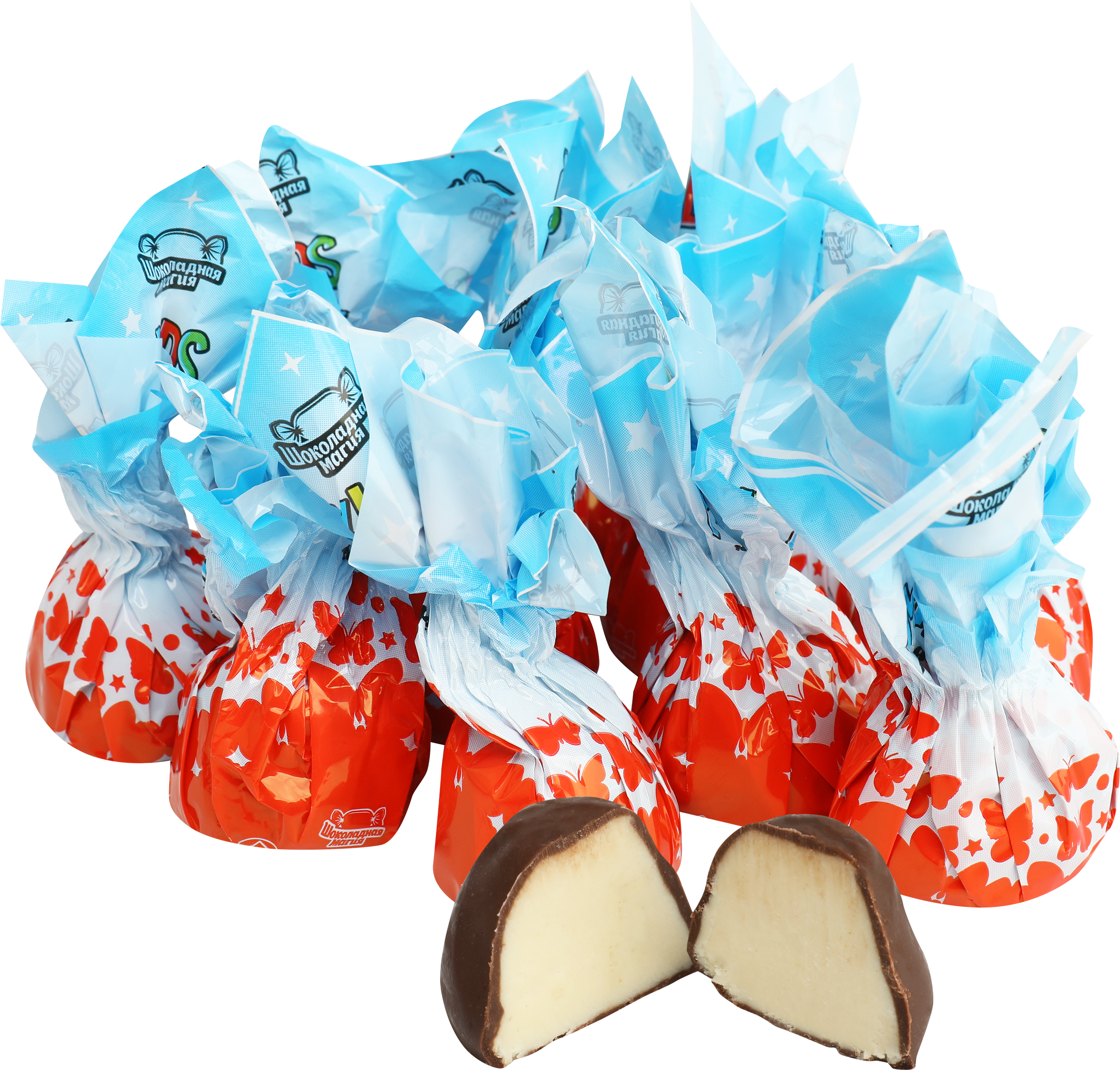 Изображение товара Конфеты KIDS MILK с молочной начинкой в шоколадной глазури 100г